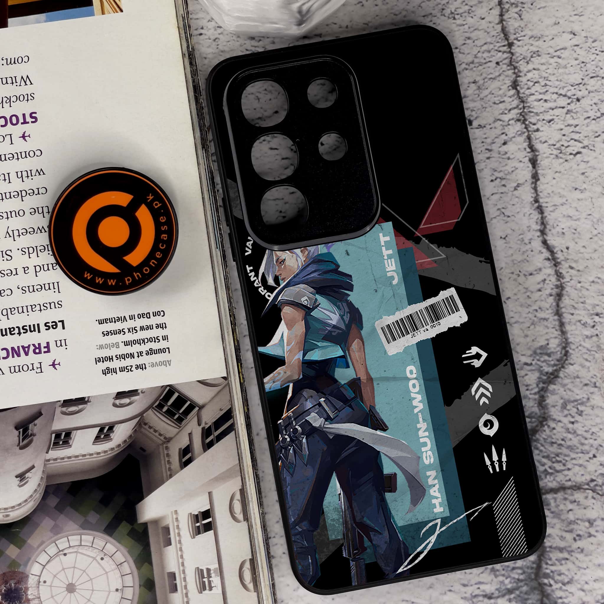 Vivo Y29 4G - Battle-Ready Series - Premium Metal Printed soft Bumper Shock Proof Case