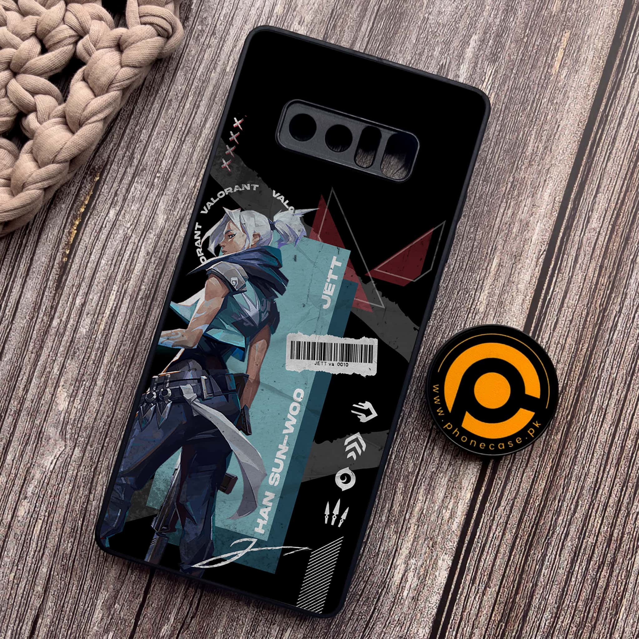 Samsung Galaxy Note 8 - Battle-Ready Series - Premium Metal Printed soft Bumper shock Proof Case