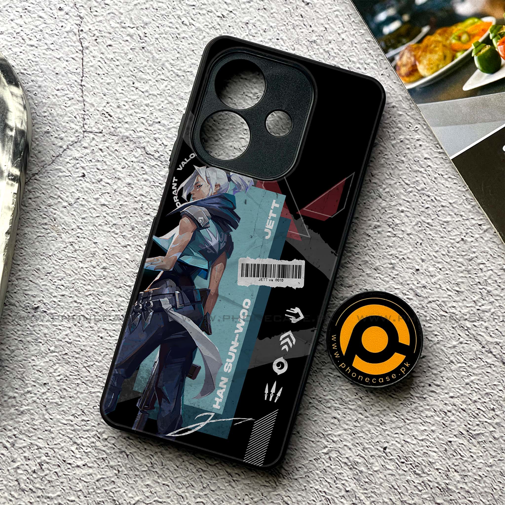 Oppo A5i - Battle-Ready Series - Premium Metal Printed soft Bumper shock Proof Case