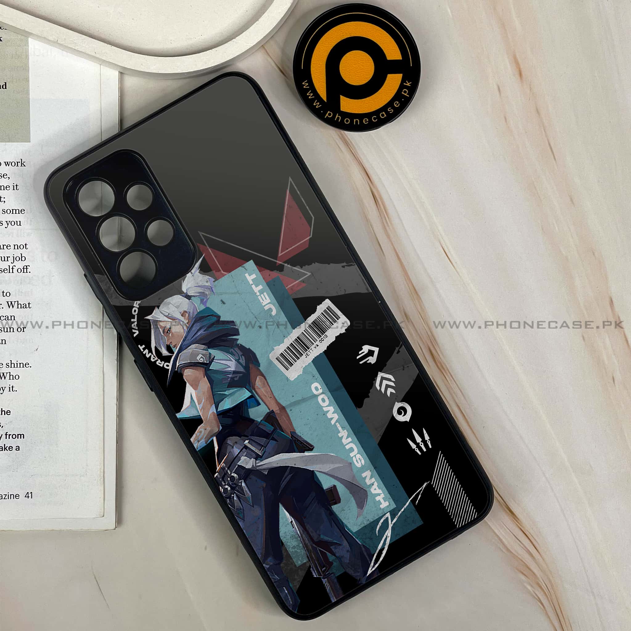 Galaxy A32 - Battle-Ready Series - Premium Printed Glass soft Bumper shock Proof Case