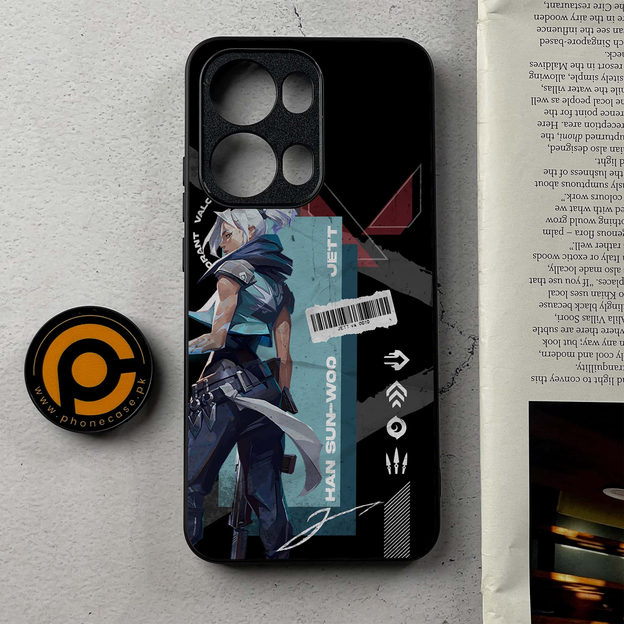 Oppo Reno 13 Pro - Battle-Ready - Premium Metal Printed Soft Bumper Shockproof Case