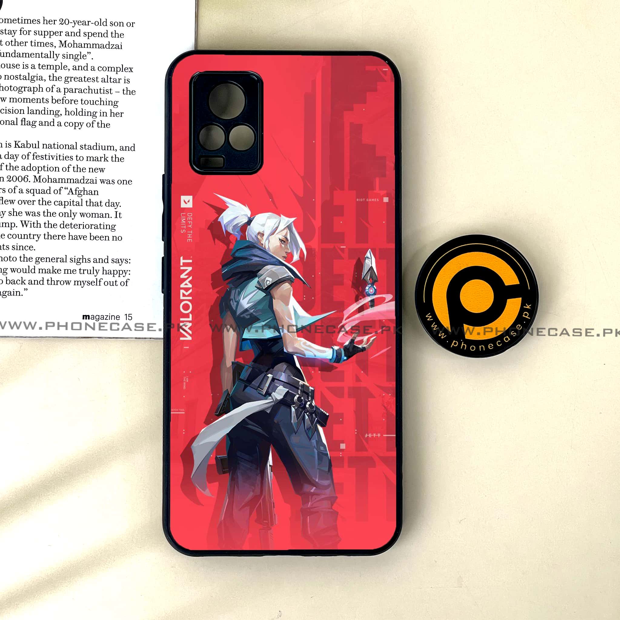Vivo V20 - Battle-Ready Series - Premium Printed Glass soft Bumper shock Proof Case