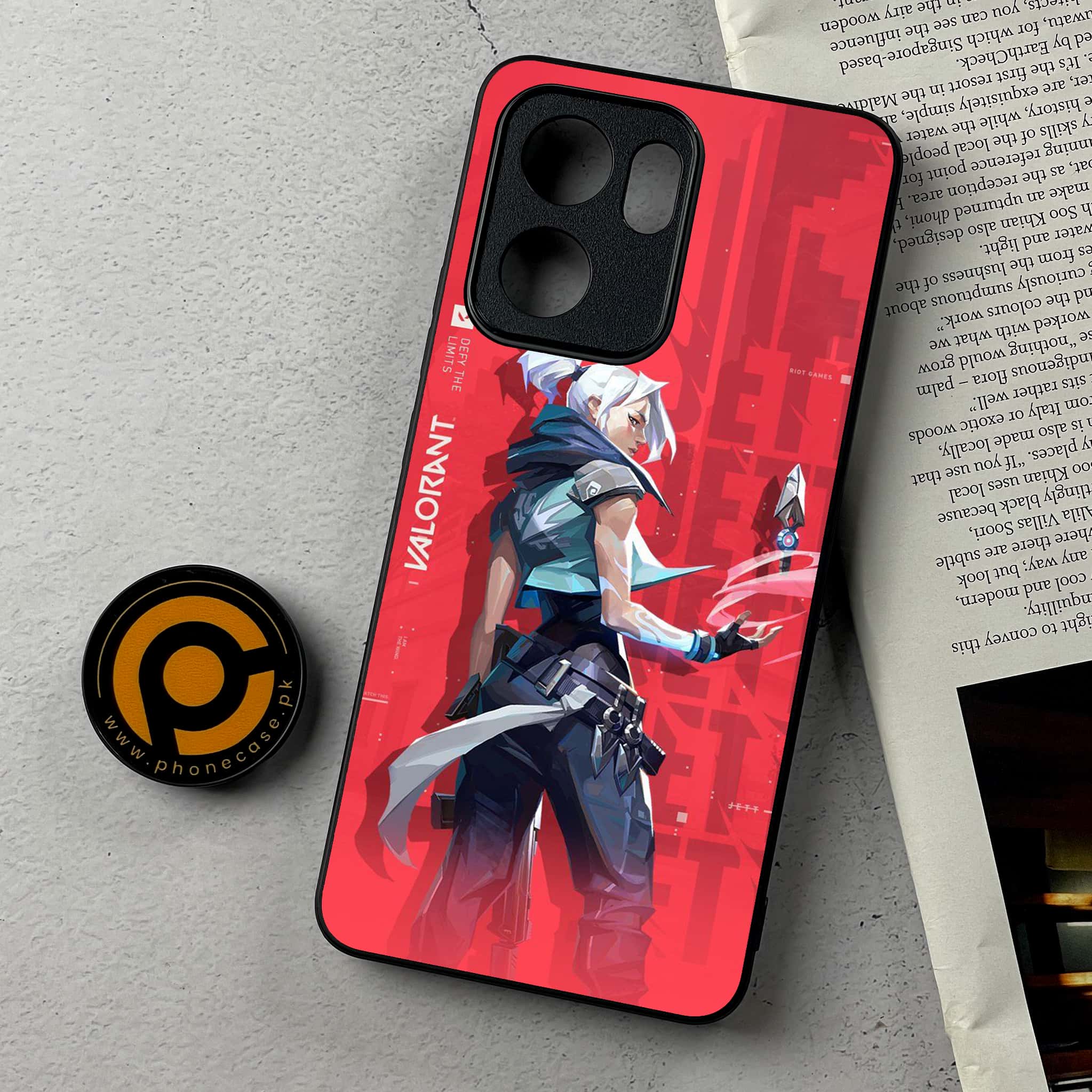 Oppo Reno 14F - Battle-Ready Series - Premium Metal Printed Soft Bumper Shockproof Case