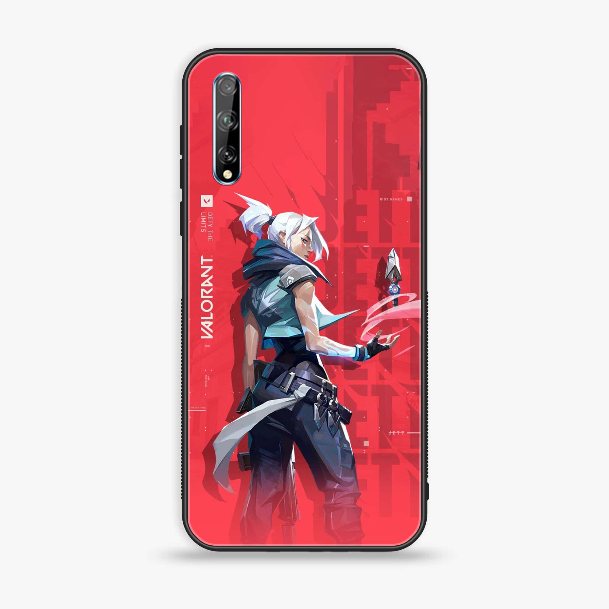Huawei Y8p - Battle-Ready Series - Premium Printed Glass soft Bumper shock Proof Case