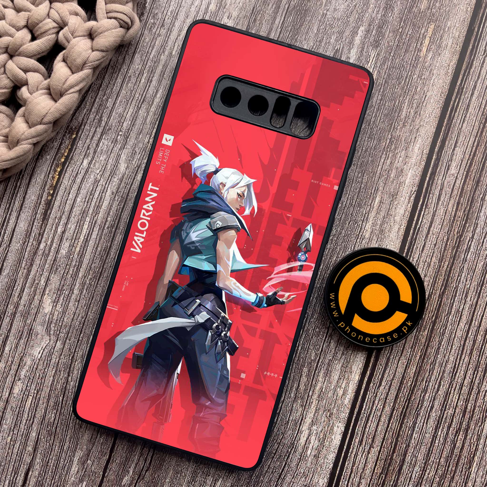 Samsung Galaxy Note 8 - Battle-Ready Series - Premium Metal Printed soft Bumper shock Proof Case
