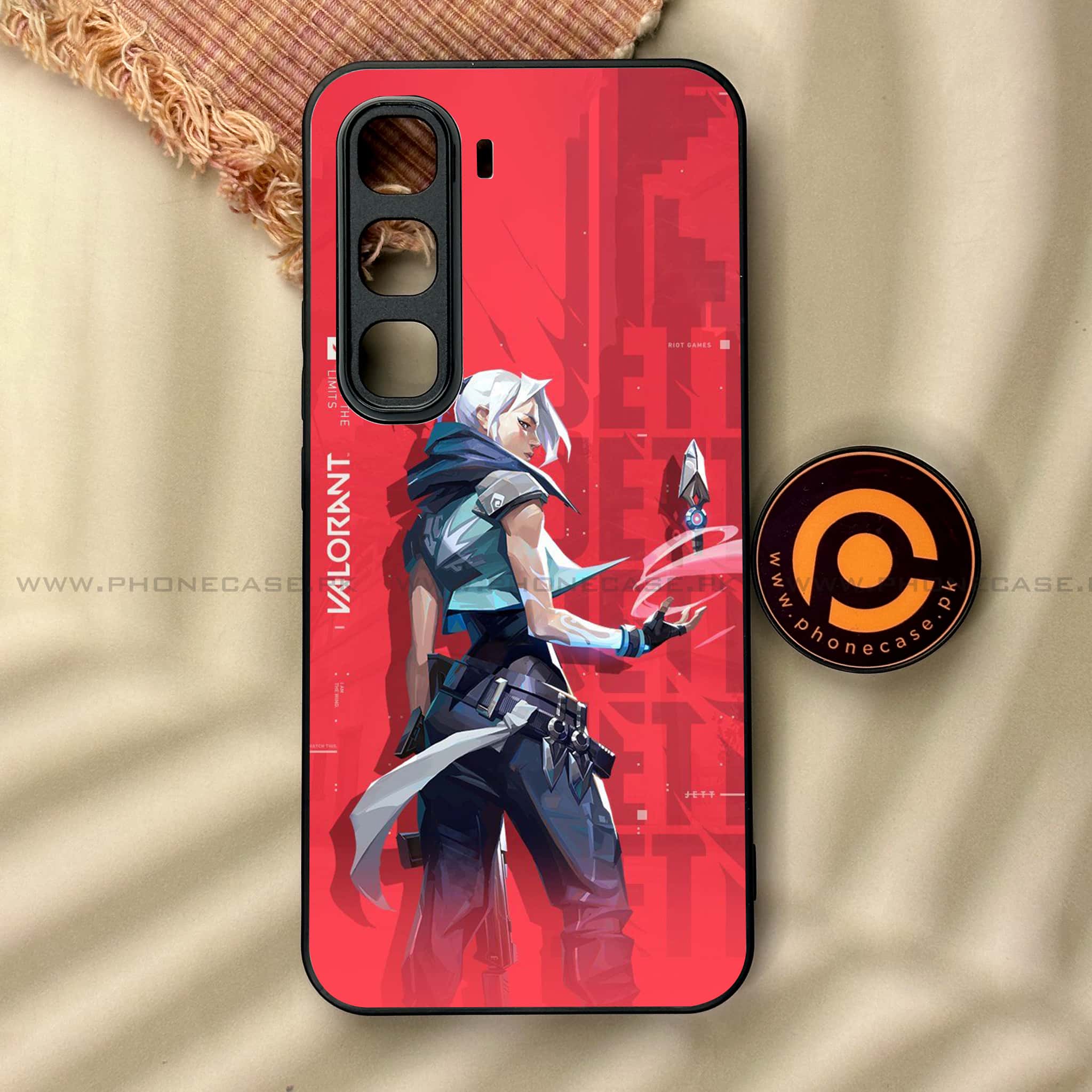 Infinix Hot 60 Pro - Battle-Ready Series - Premium Metal Printed soft Bumper shock Proof Case