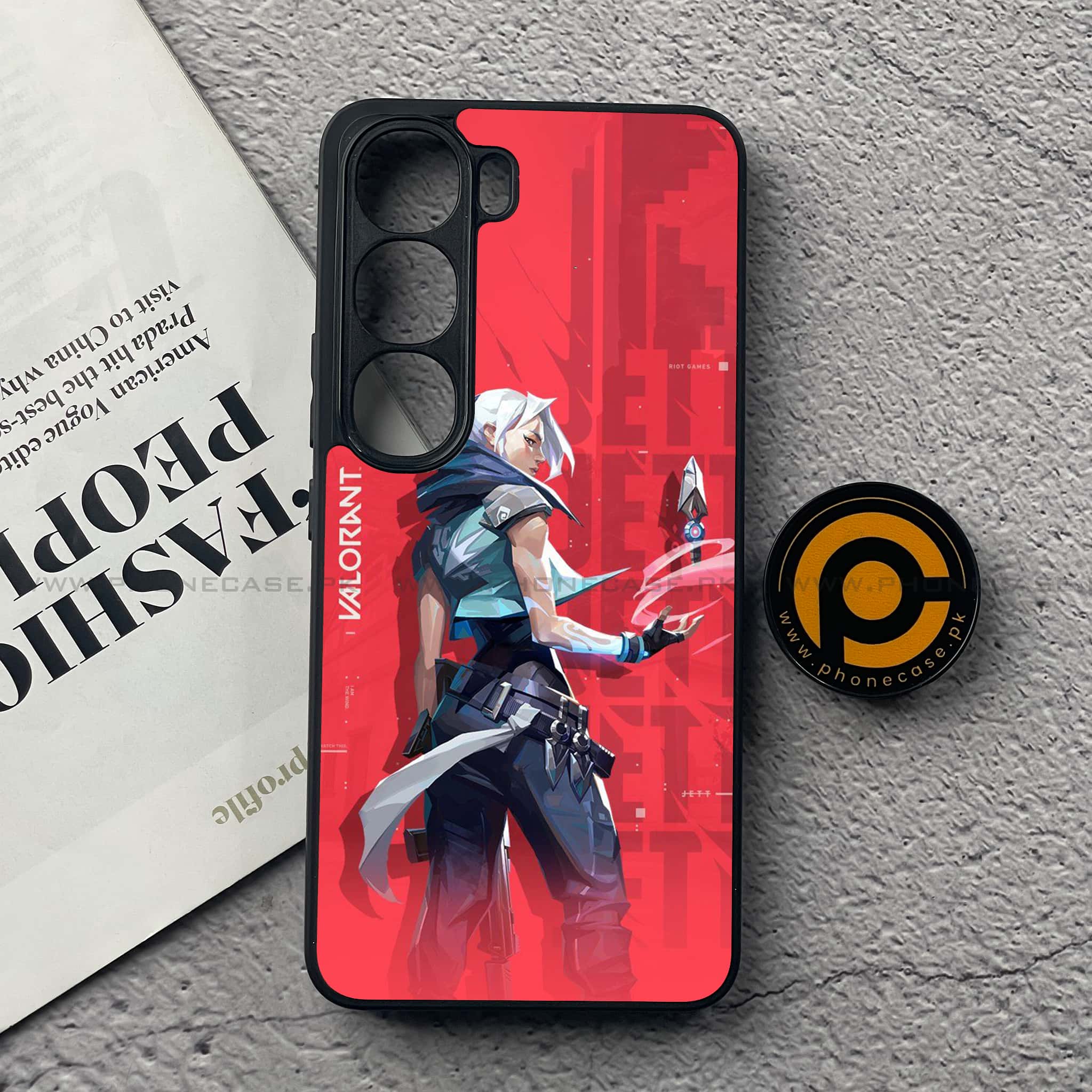 Vivo Y200 4G - Battle-Ready Series - Premium Metal Printed soft Bumper Shock Proof Case