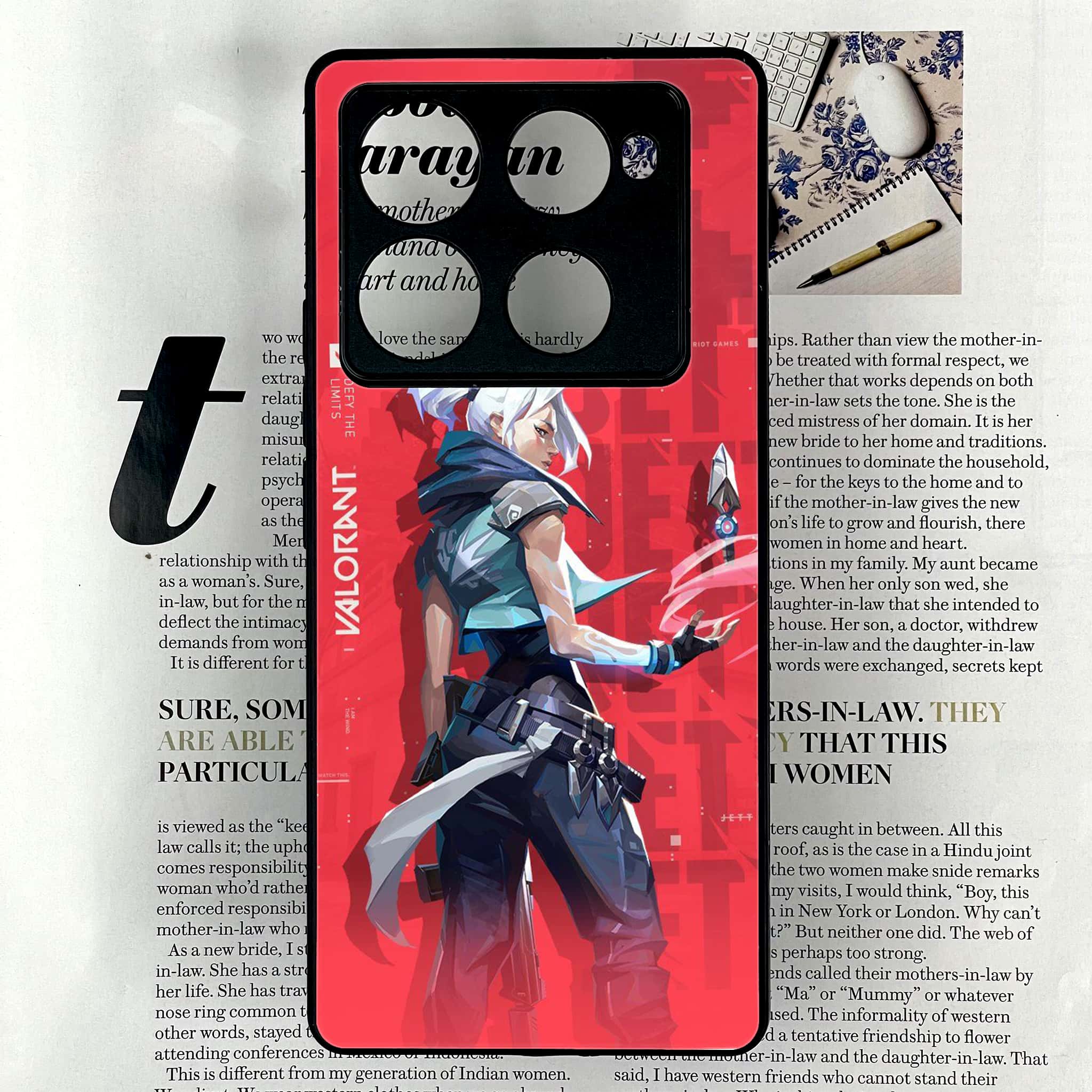 Infinix Note 40 Pro Plus - Battle Ready Series - Premium Metal Printed soft Bumper shock Proof Case