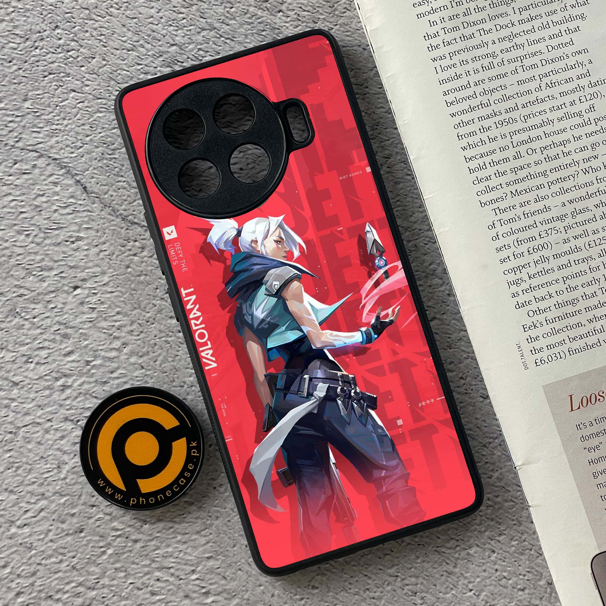 Tecno Spark 20 pro plus - Battle-Ready Series - Premium Metal Printed soft Bumper shock Proof Case