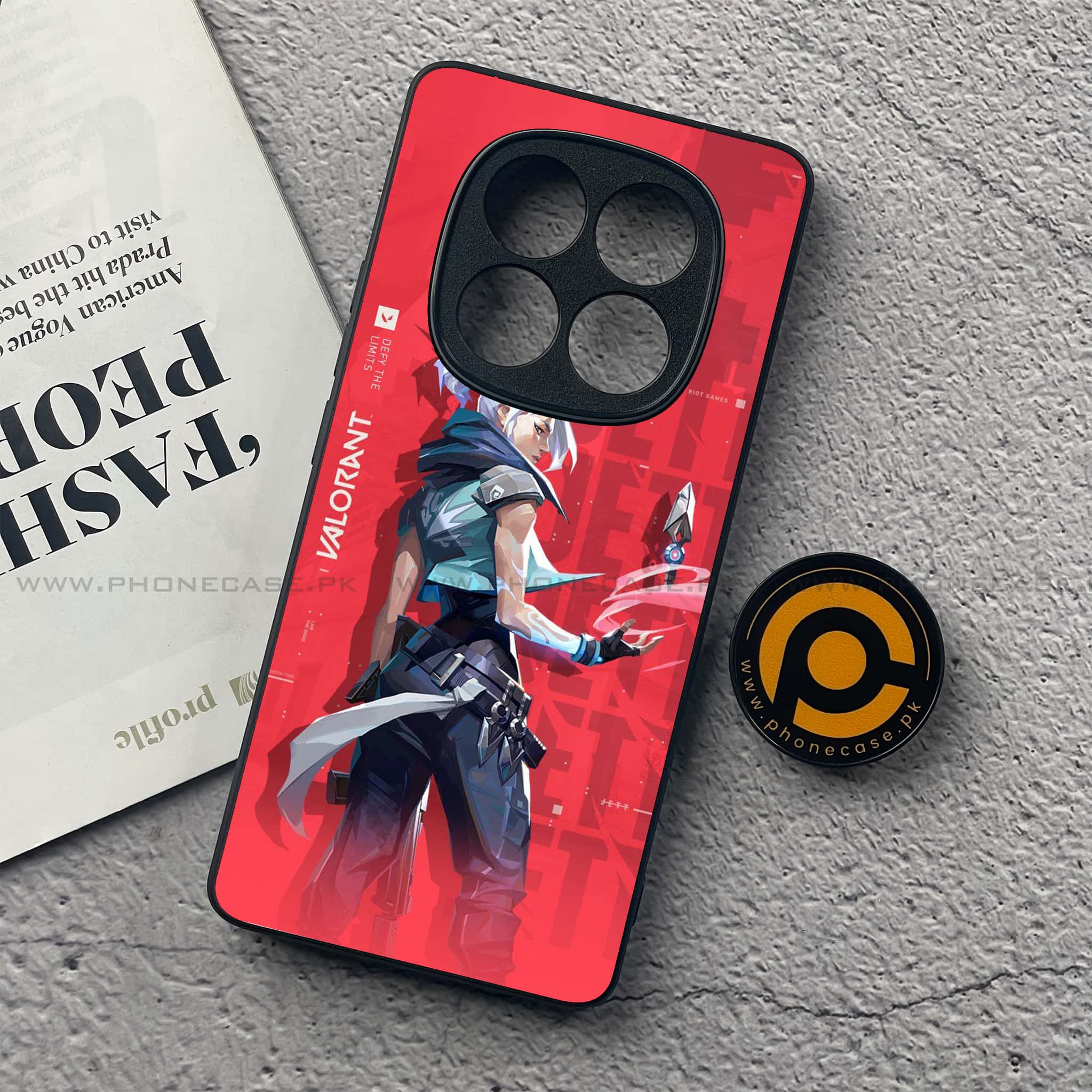 Redmi Note 14 Pro Plus 5G - Battle-Ready Series - Premium Printed Glass soft Bumper shock Proof Case