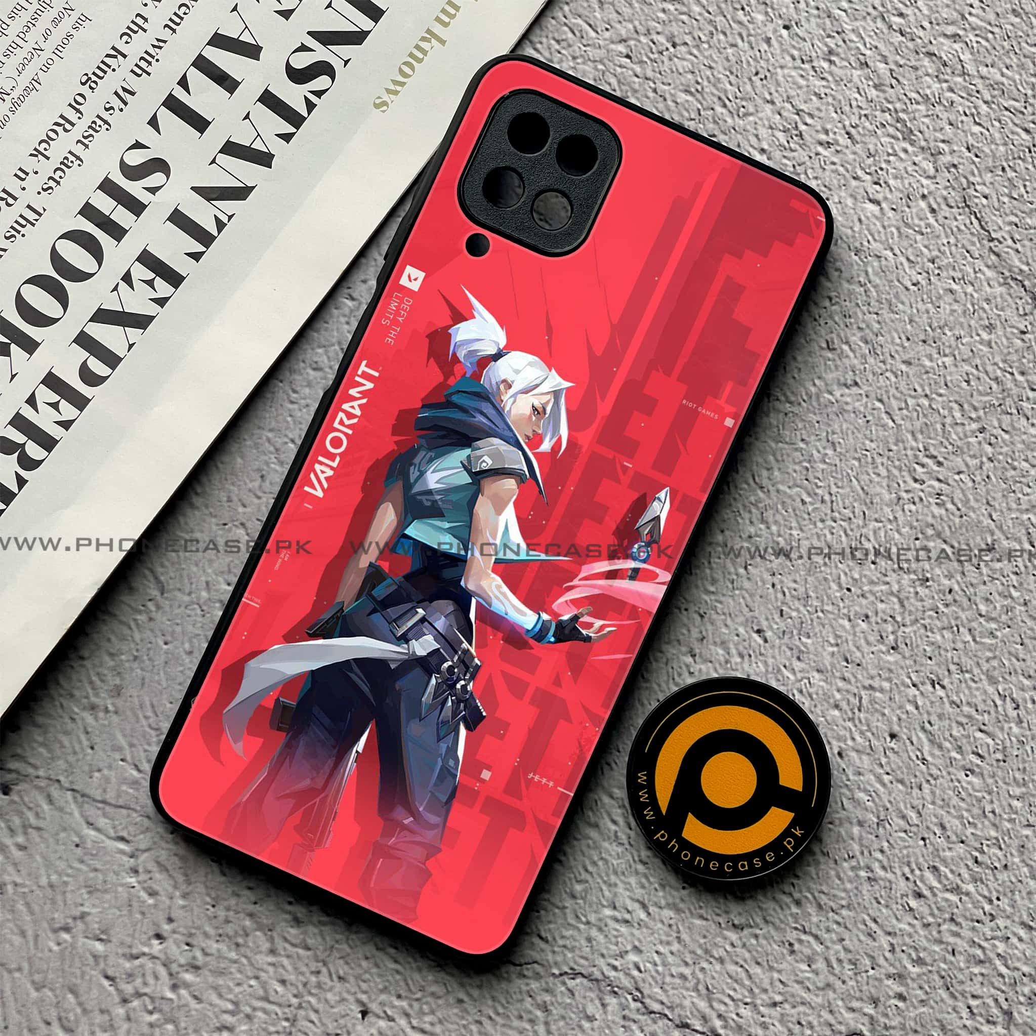 Samsung Galaxy A12 / A12 Nacho -  Battle-Ready Series - Premium Printed Glass soft Bumper shock Proof Case