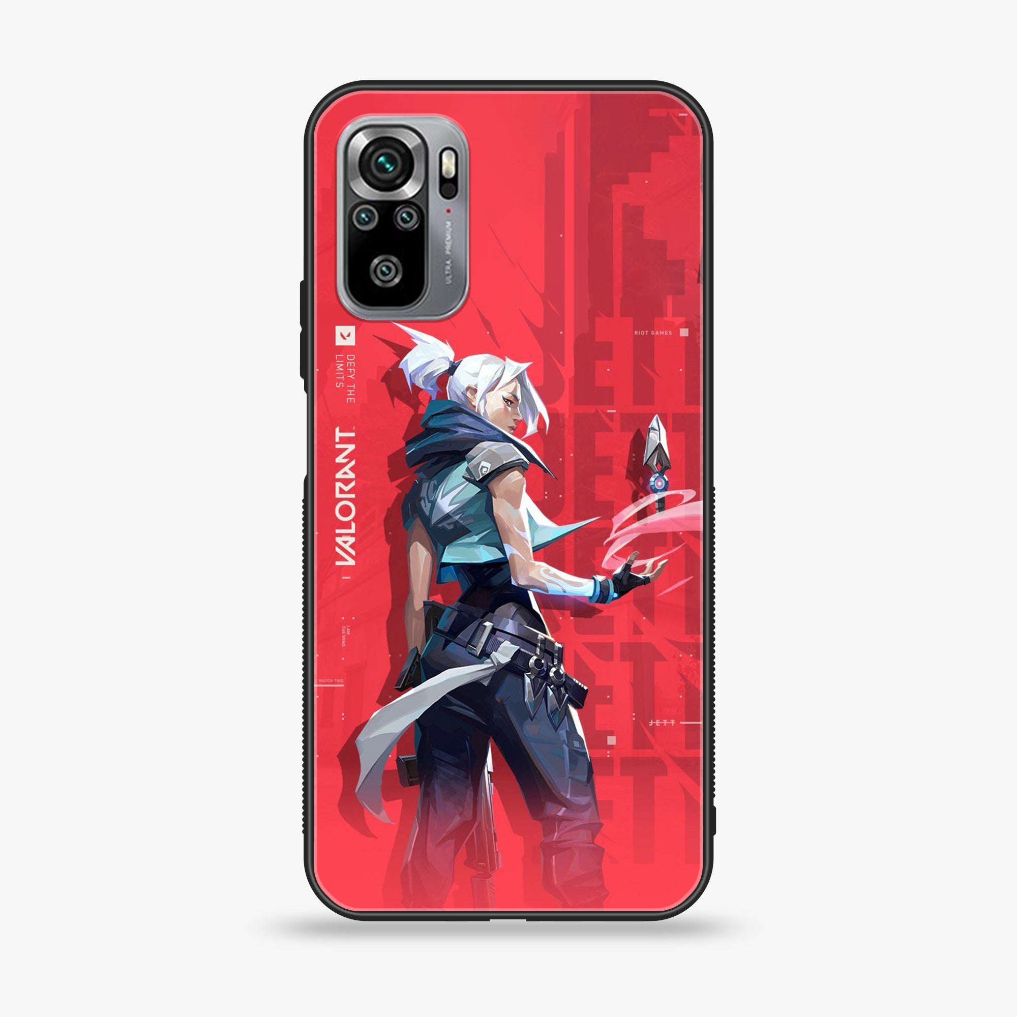 Xiaomi Redmi Note 10S- Battle-Ready - Premium Printed Glass soft Bumper shock Proof Case