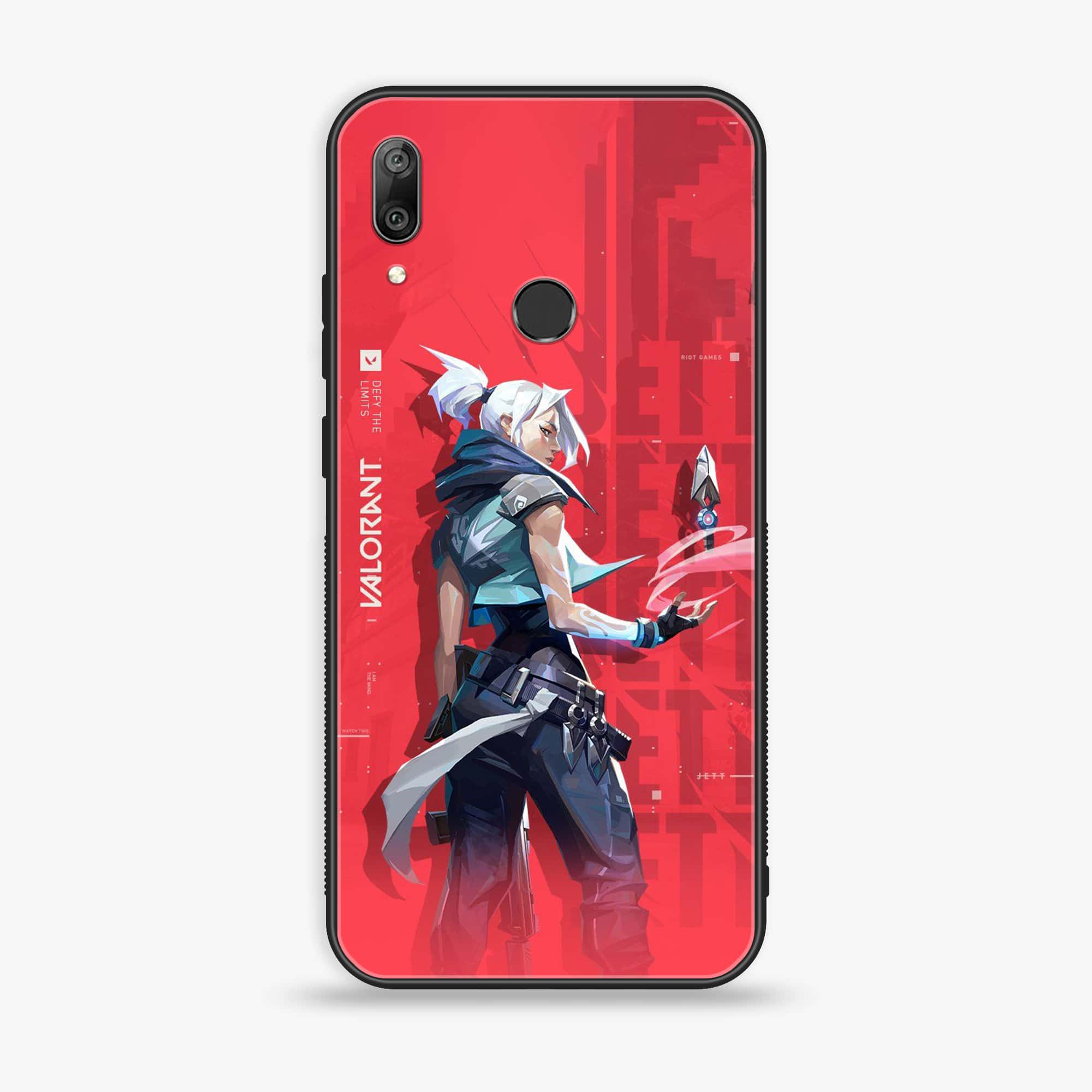 Huawei Y7 Prime (2019) - Battle-Ready Series - Premium Printed Glass soft Bumper shock Proof Case