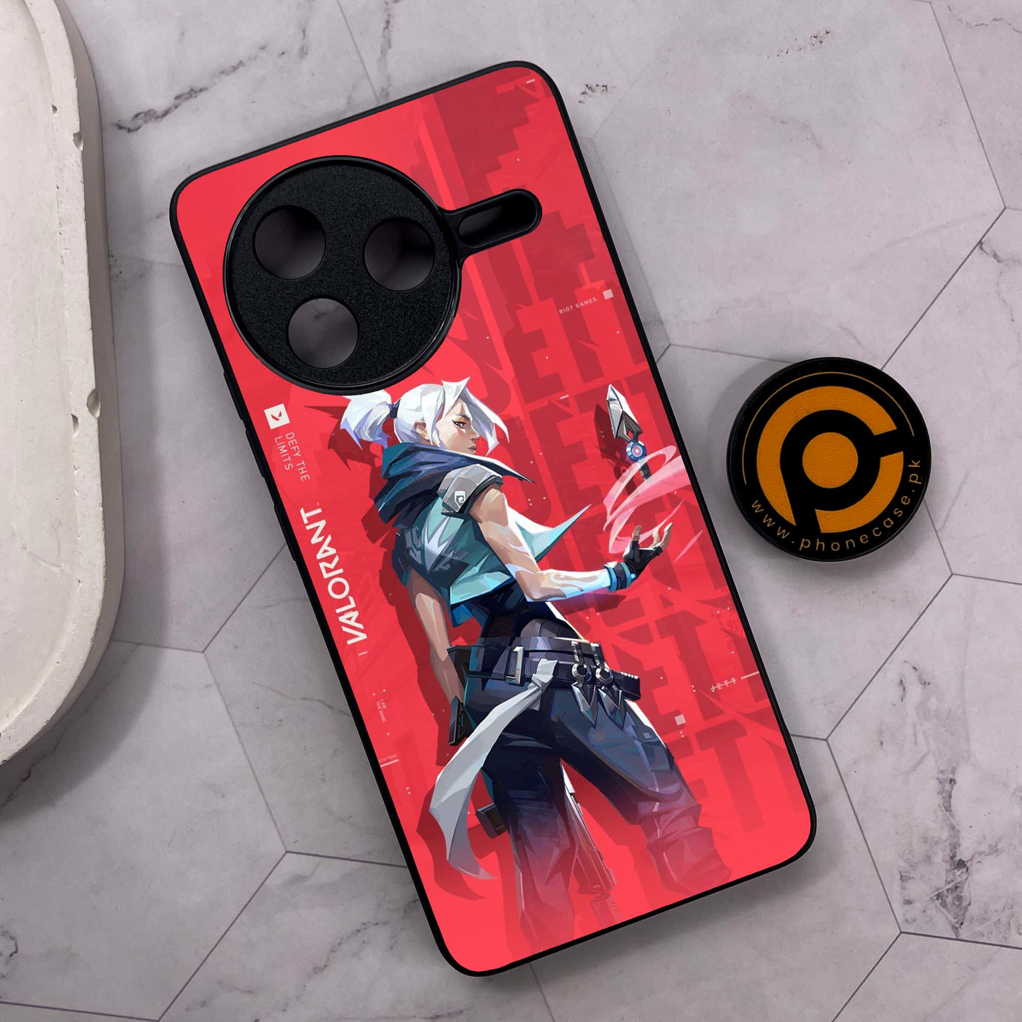 Xiaomi Poco F7 Pro 5G - Battle-Ready Series - Premium Metal Printed soft Bumper shock Proof Case