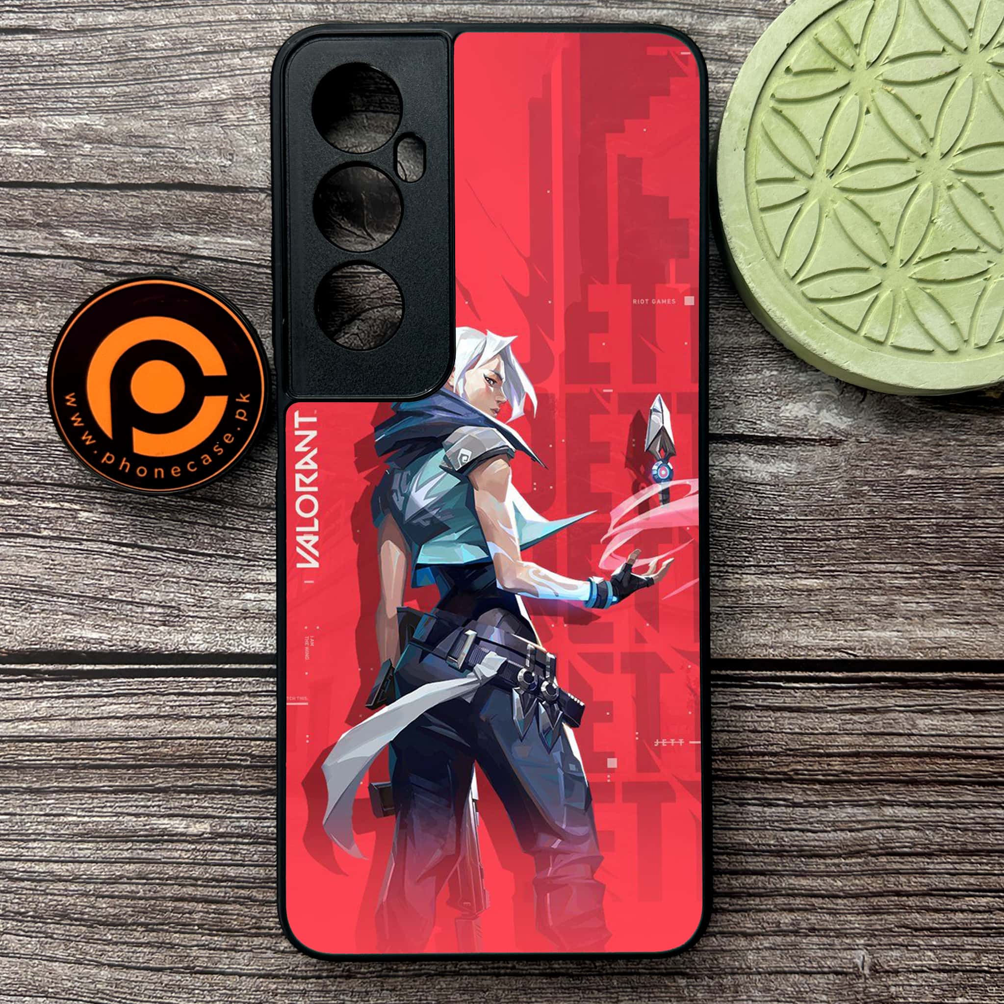 Realme C65  - Battle-Ready Series - Premium Metal Printed soft Bumper shock Proof Case