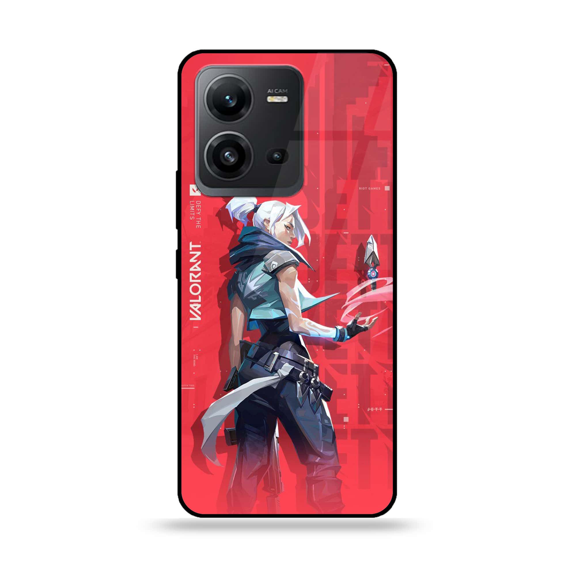 Vivo V25 5G - Battle-Ready Series - Premium Printed Glass soft Bumper shock Proof Case