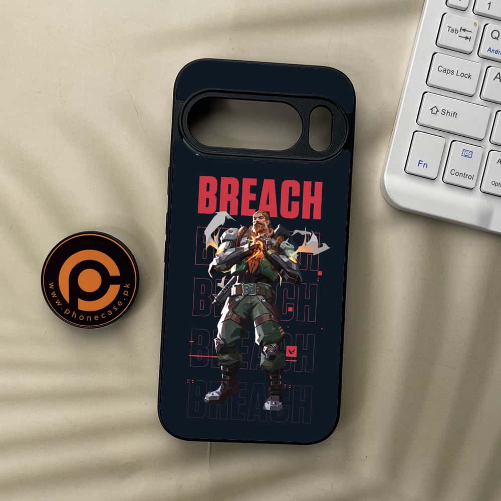 Google Pixel 10 Pro  -  Battle-Ready Series - Premium Metal Printed soft Bumper Shock Proof Case