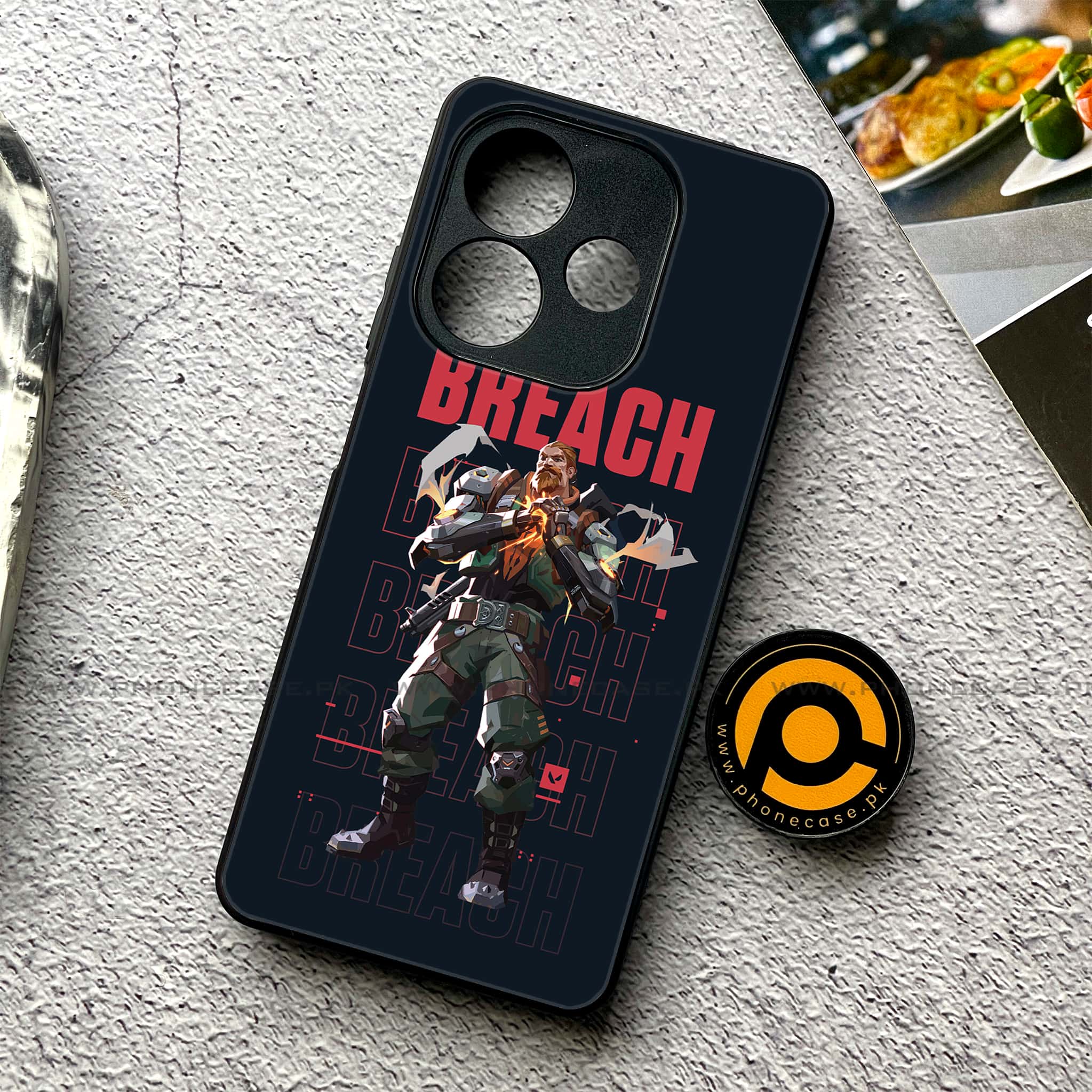 Oppo A5 Pro - Battle-Ready - Premium Metal Printed soft Bumper shock Proof Case