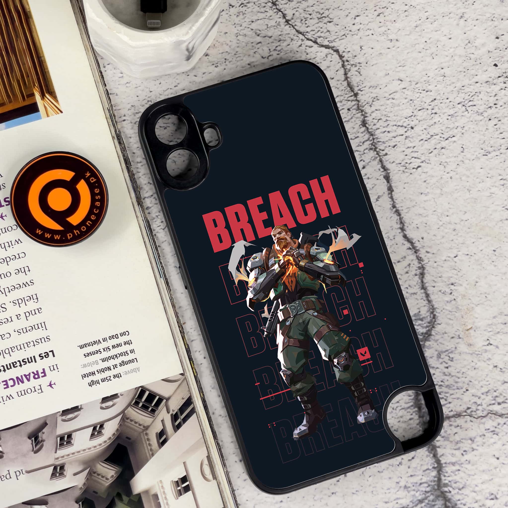 Nothing CMF Phone 1 - Battle-Ready Series - Premium Metal Printed soft Bumper Shock Proof Case