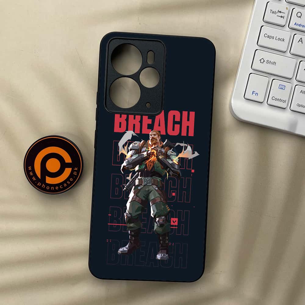 Realme 14T 5G -  Battle-Ready Series - Premium Metal Printed soft Bumper Shock Proof Case