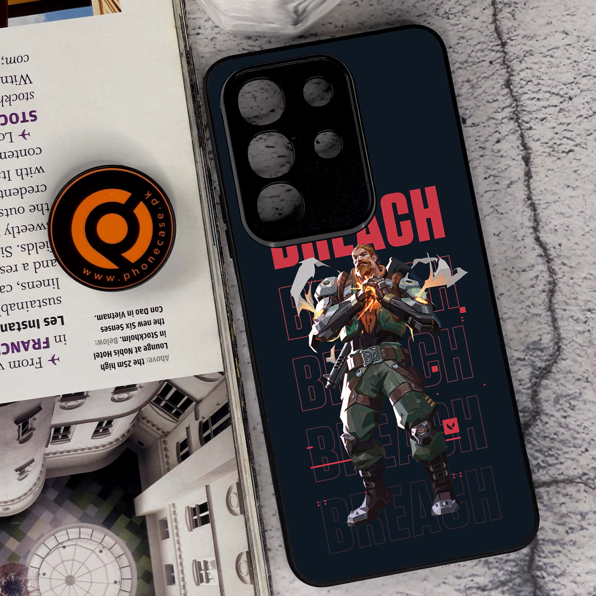Vivo Y29 4G - Battle-Ready Series - Premium Metal Printed soft Bumper Shock Proof Case