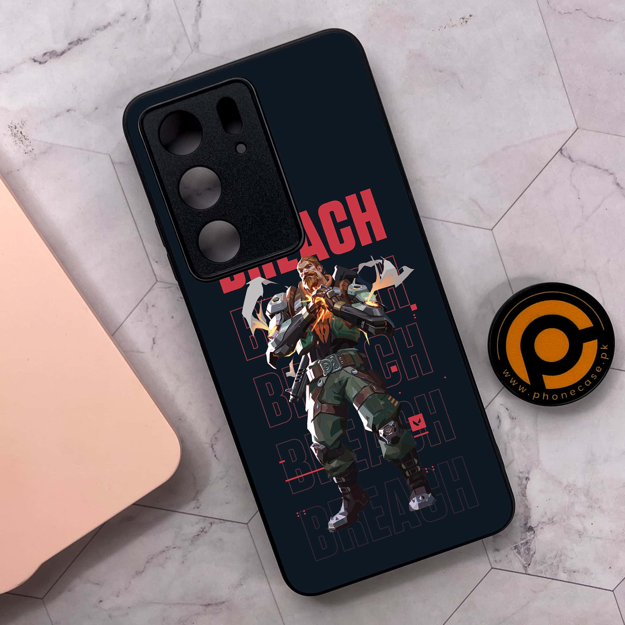 Realme C75x 4G - Battle-Ready Series - Premium Metal Printed soft Bumper shock Proof Case