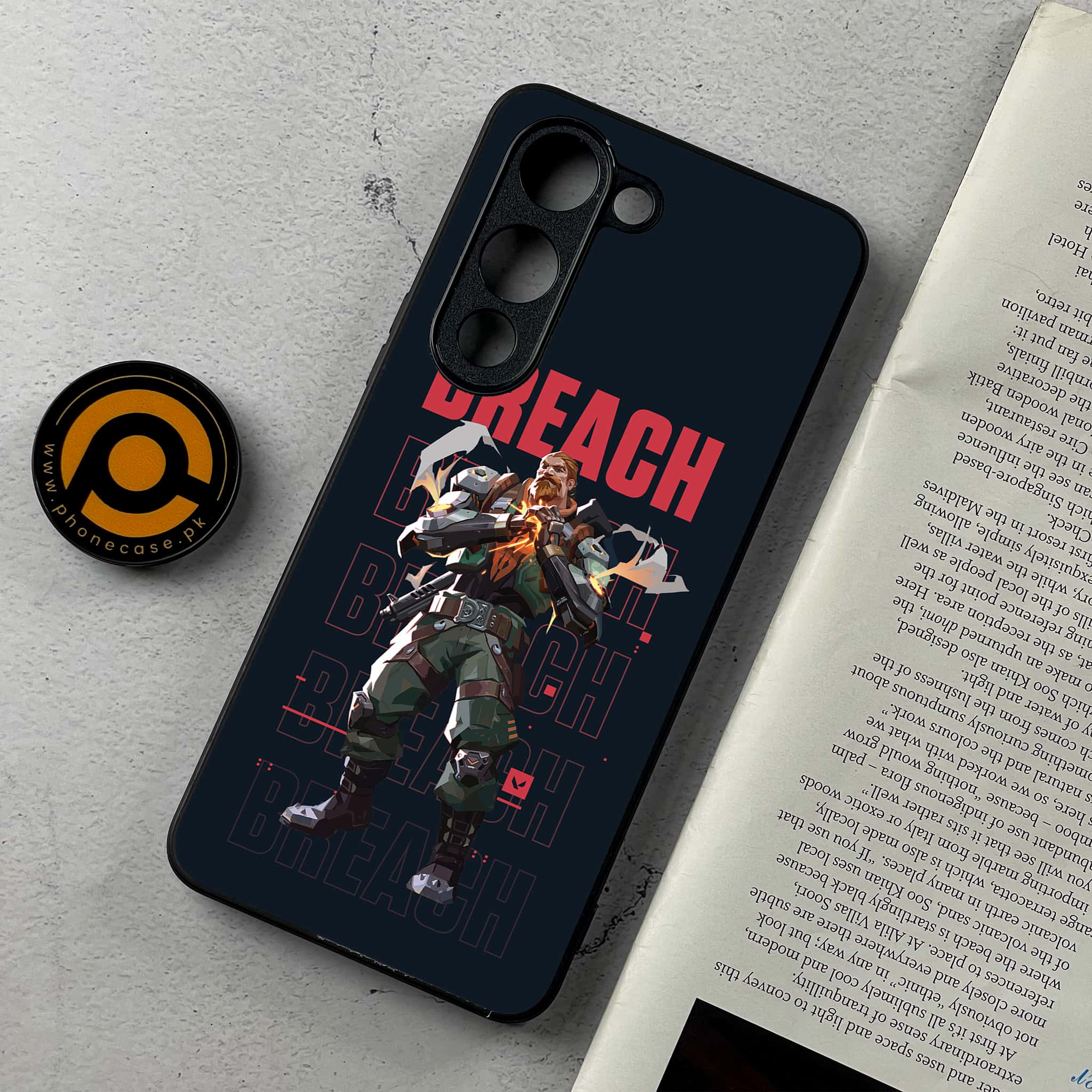Vivo Y04 - Battle-Ready Series - Premium Metal Printed Soft Bumper Shockproof Case