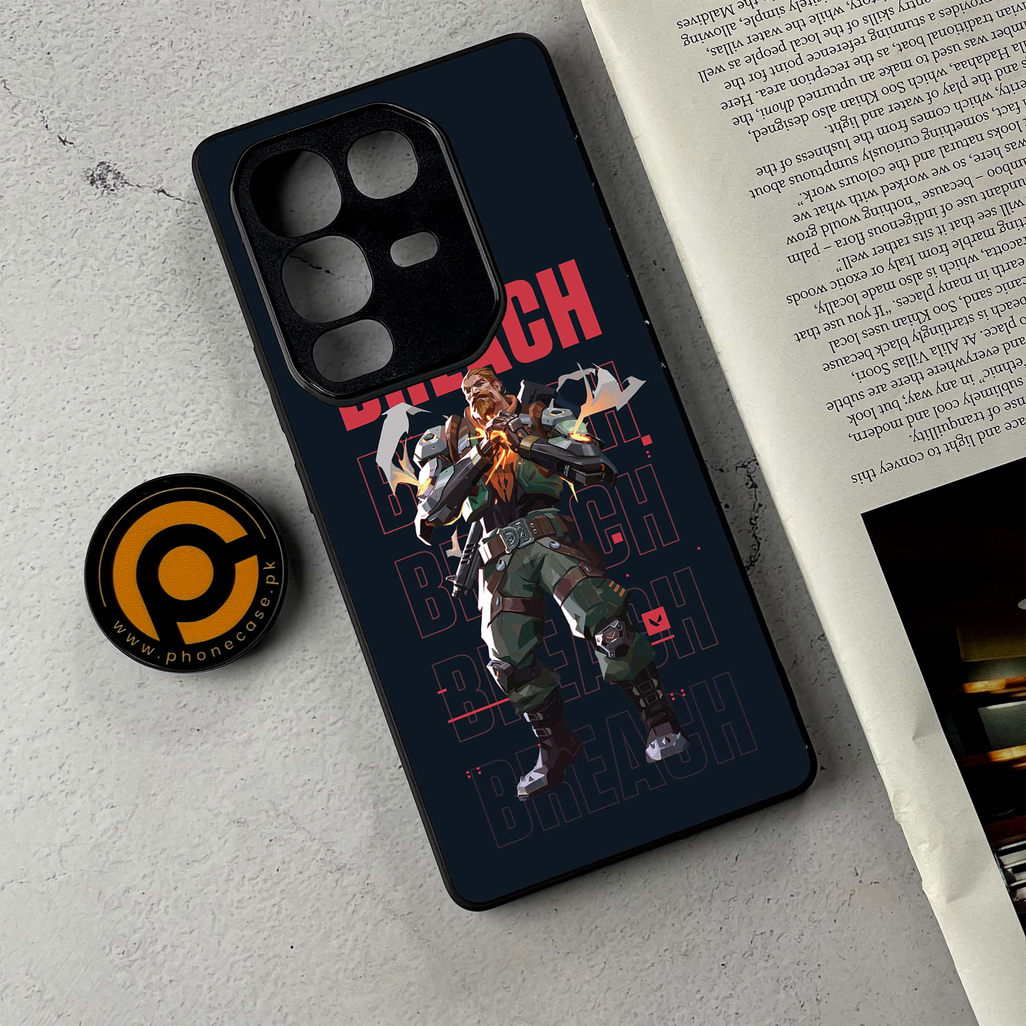 Infinix Note 50 Pro Plus - Battle-Ready Series - Premium Metal Printed Soft Bumper Shockproof Case