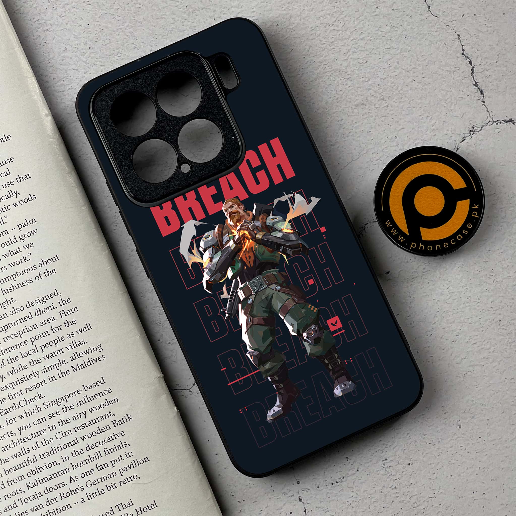 Xiaomi 15 - Battle-Ready Series - Premium Metal Printed soft Bumper shock Proof Case