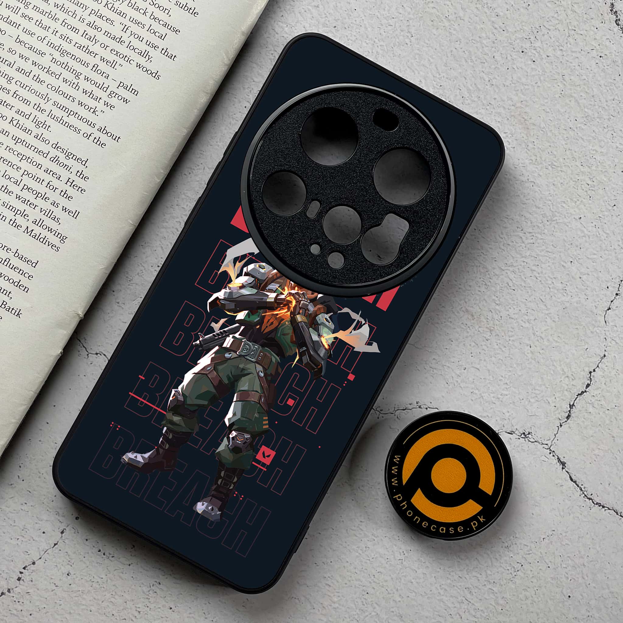 Xiaomi 15 Ultra - Battle-Ready Series - Premium Metal Printed Soft Bumper Shockproof Case