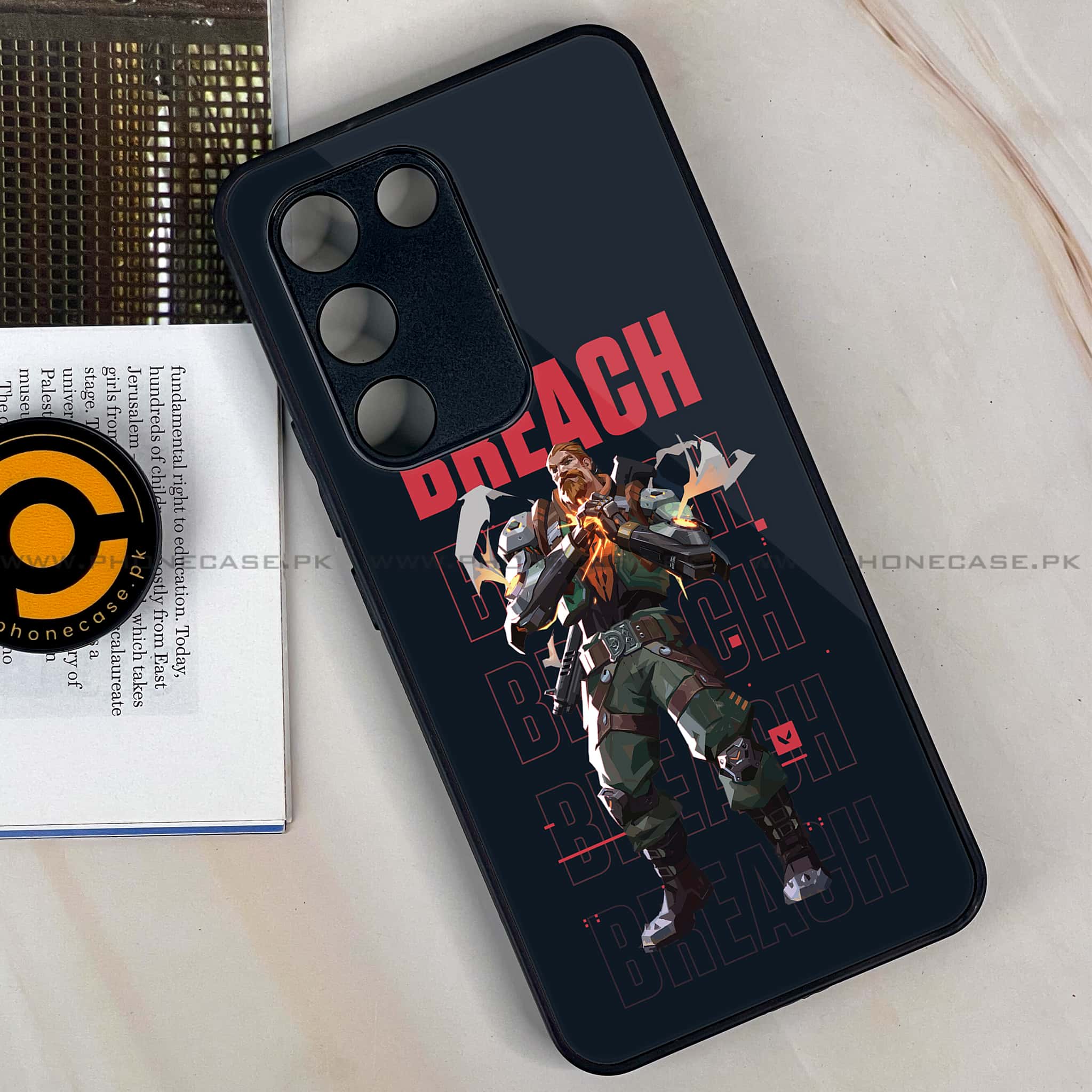Vivo Y200e -  Battle-Ready - Premium Metal Printed soft Bumper shock Proof Case