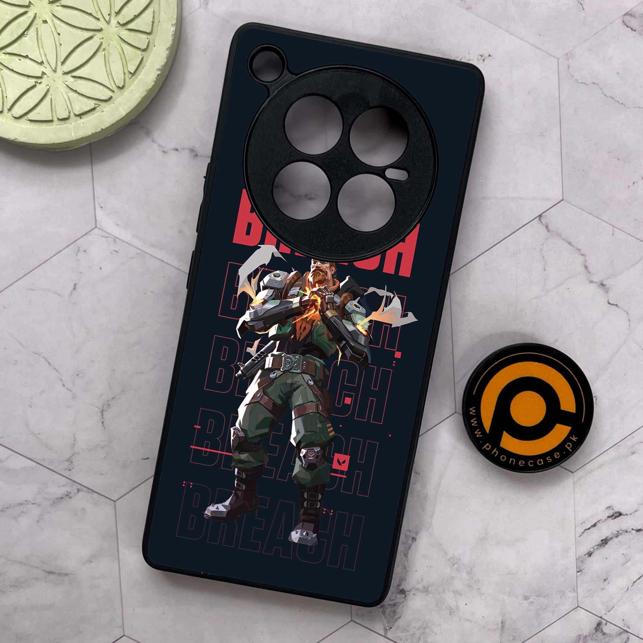Infinix Zero 40 5G - Battle-Ready Series - Premium Metal Printed soft Bumper shock Proof Case