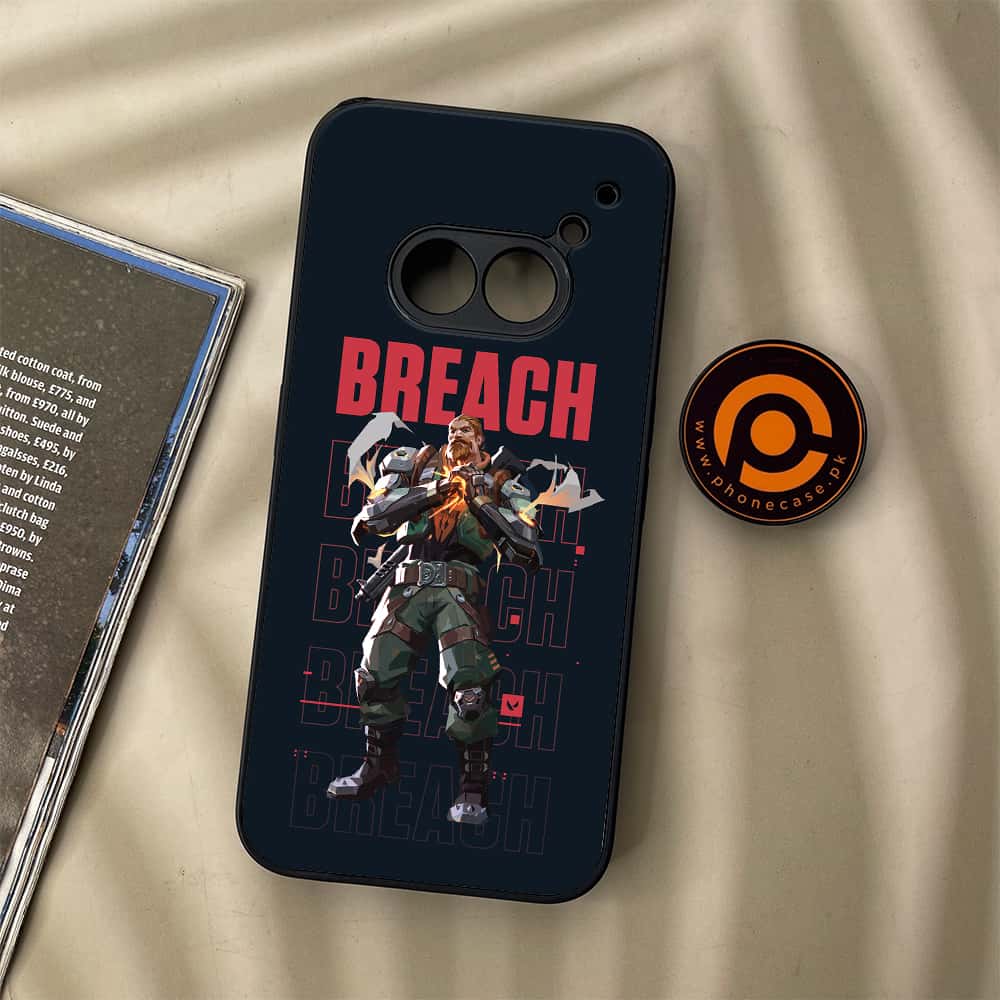 Nothing Phone (2a) - Battle-Ready Series - Premium Metal Printed soft Bumper Shock Proof Case