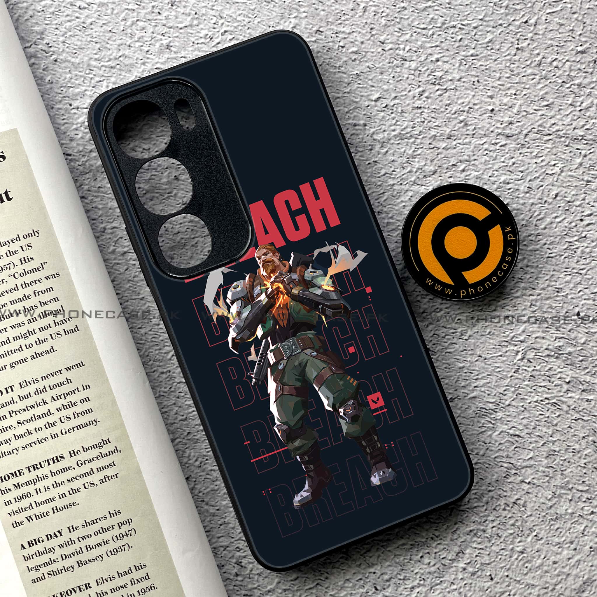 Vivo Y19s Pro - Battle-Ready Series - Premium Metal Printed soft Bumper shock Proof Case