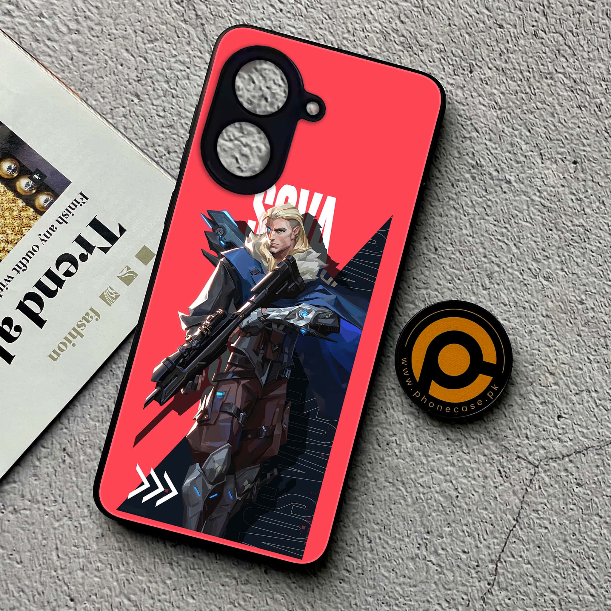 Xiaomi Redmi A5 - Battle-Ready Series - Premium Metal Printed soft Bumper shock Proof Case