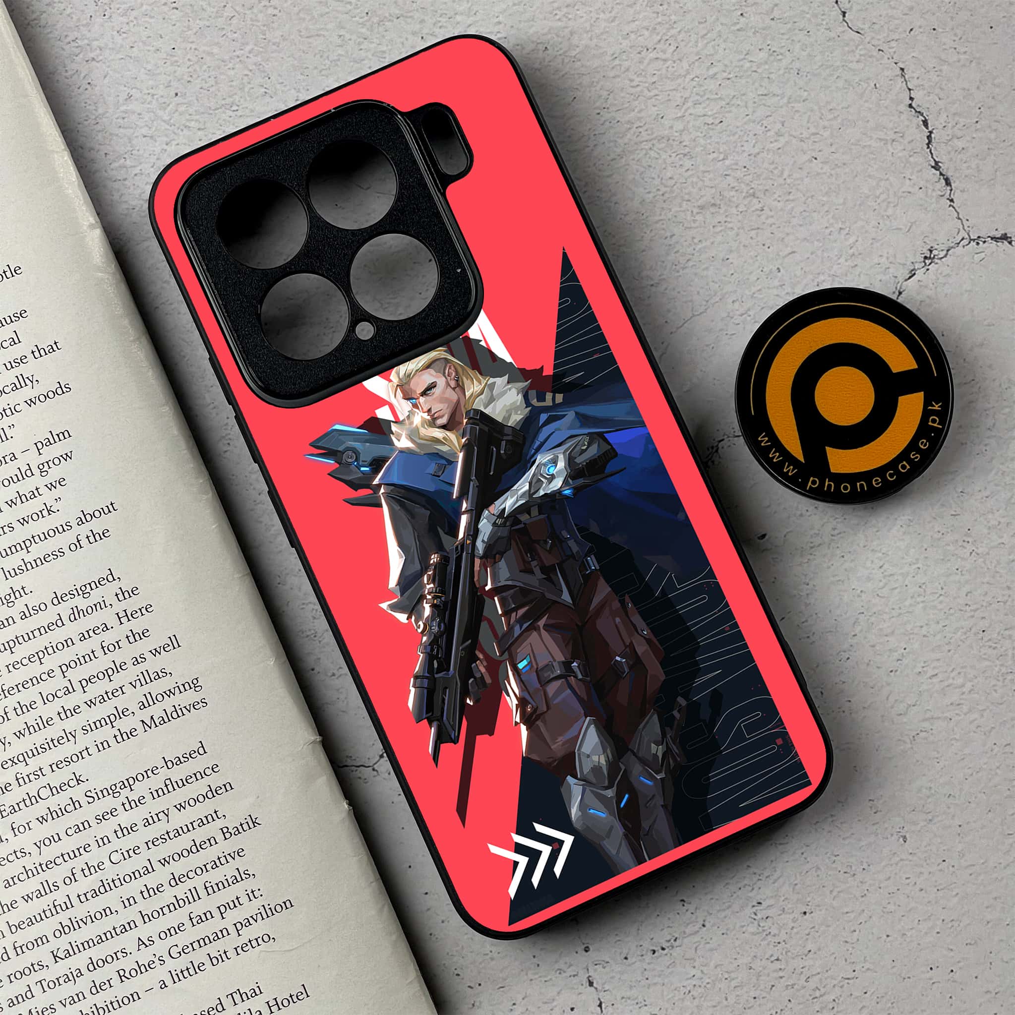 Xiaomi 15 - Battle-Ready Series - Premium Metal Printed soft Bumper shock Proof Case