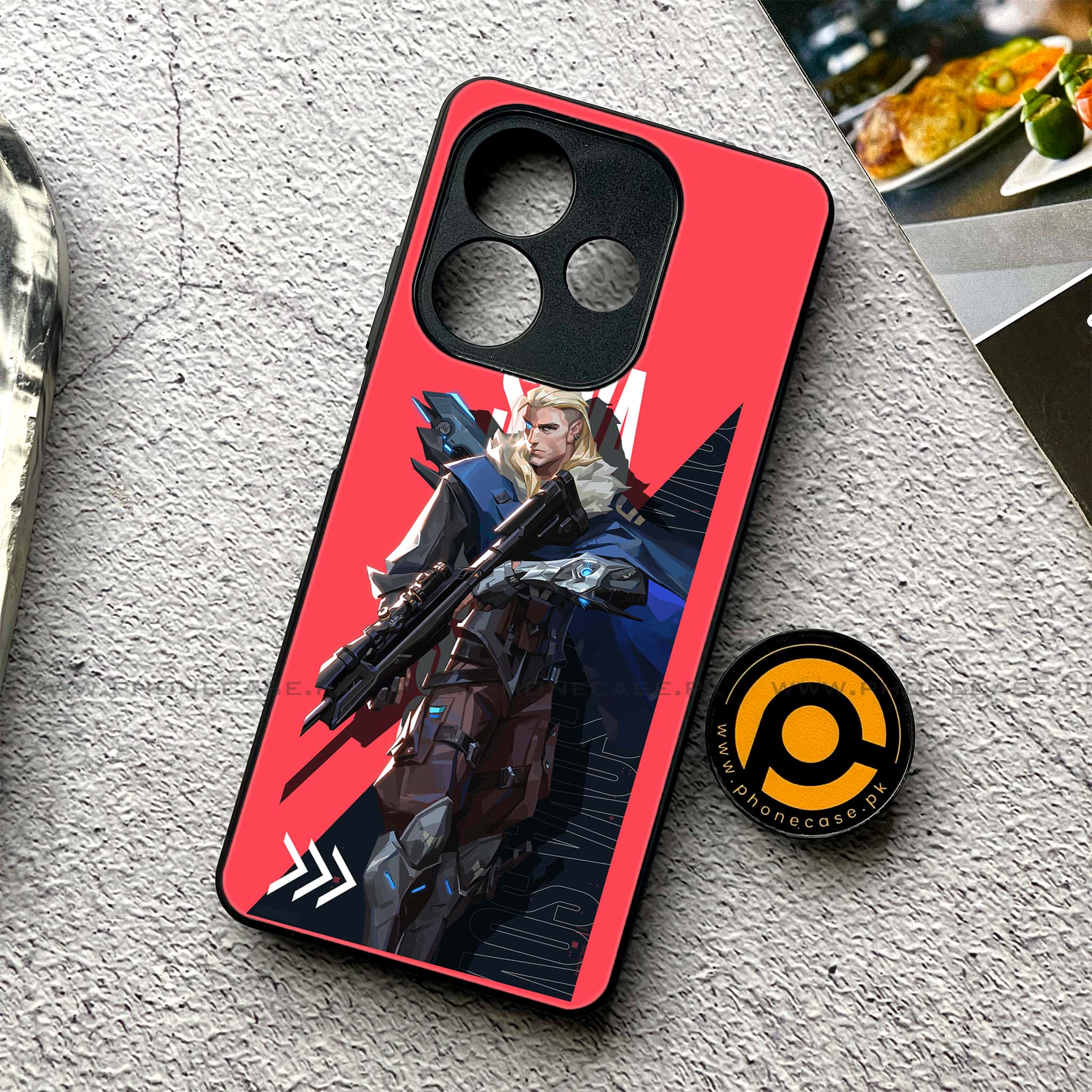 Oppo A5 Pro - Battle-Ready - Premium Metal Printed soft Bumper shock Proof Case
