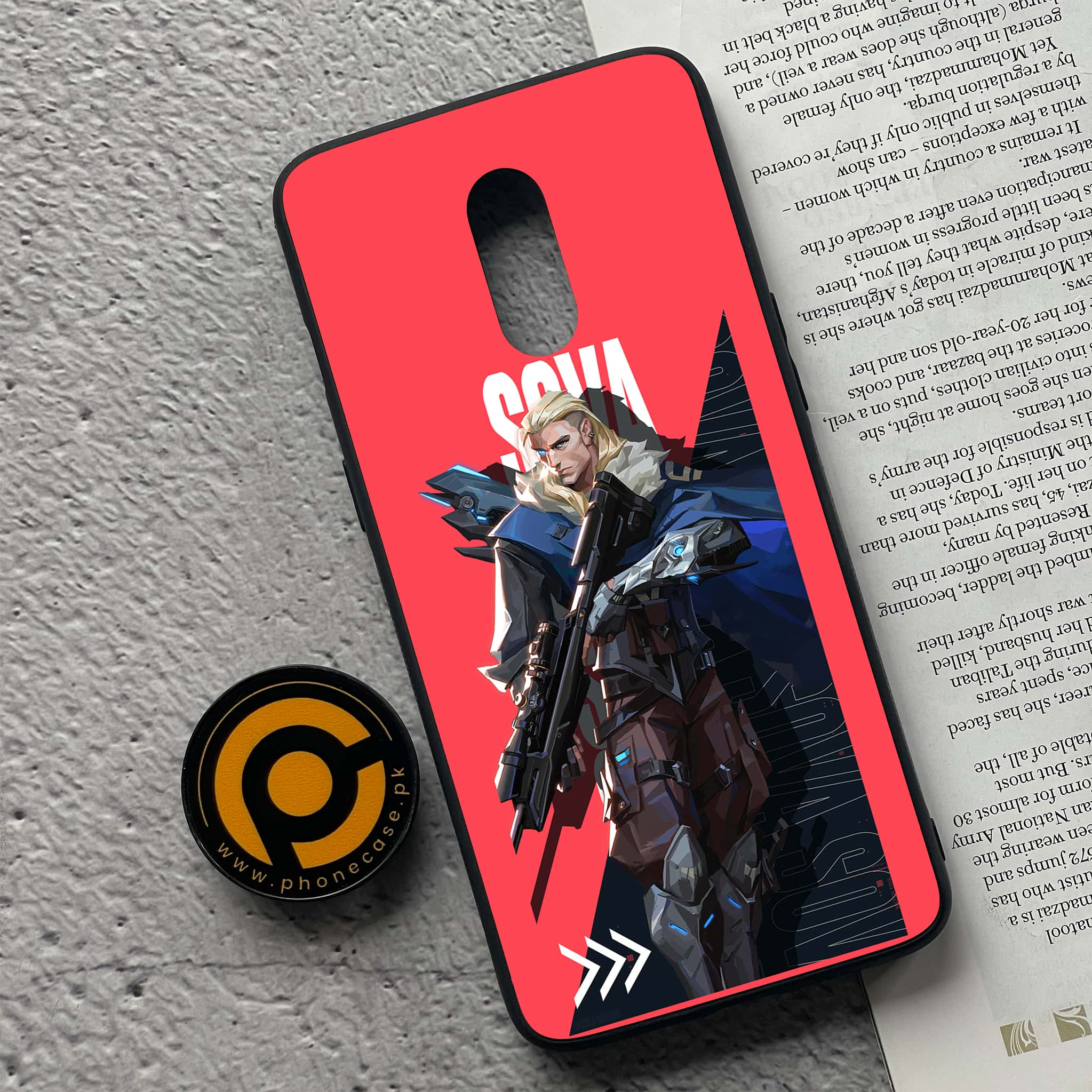 OnePlus 7 - Battle-Ready Series - Premium Printed Glass soft Bumper shock Proof Case