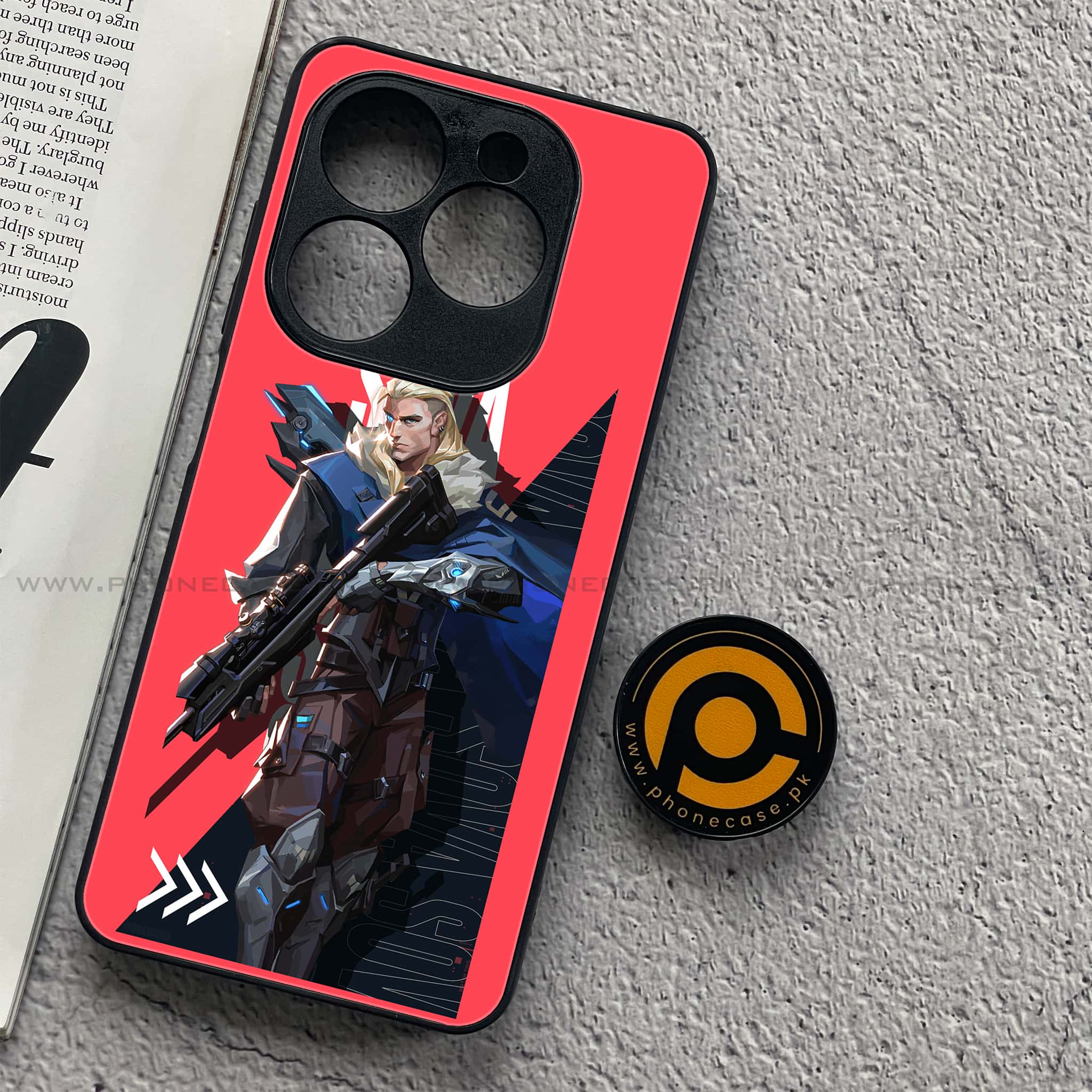 Realme C61 - Battle-Ready Series - Premium Metal Printed soft Bumper shock Proof Case
