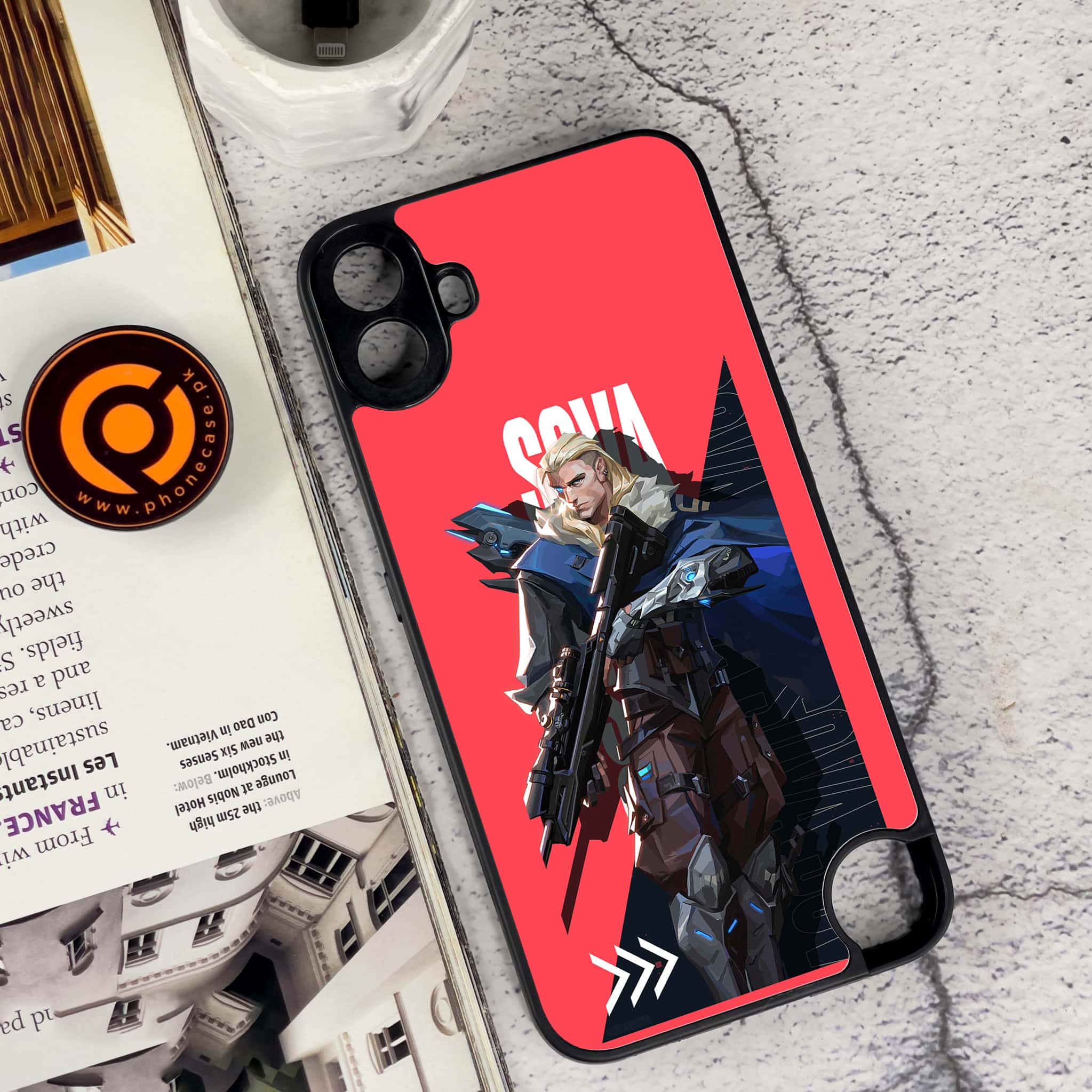 Nothing CMF Phone 1 - Battle-Ready Series - Premium Metal Printed soft Bumper Shock Proof Case