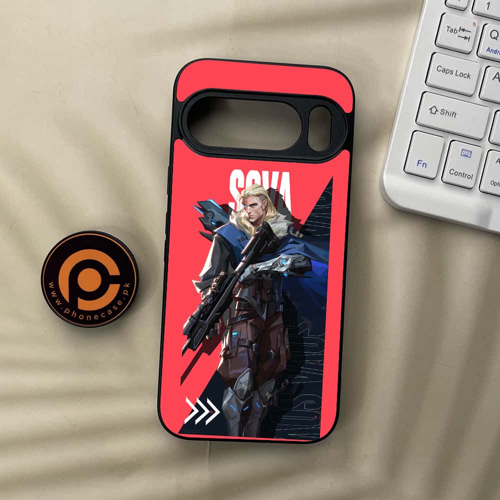 Google Pixel 10 Pro  -  Battle-Ready Series - Premium Metal Printed soft Bumper Shock Proof Case