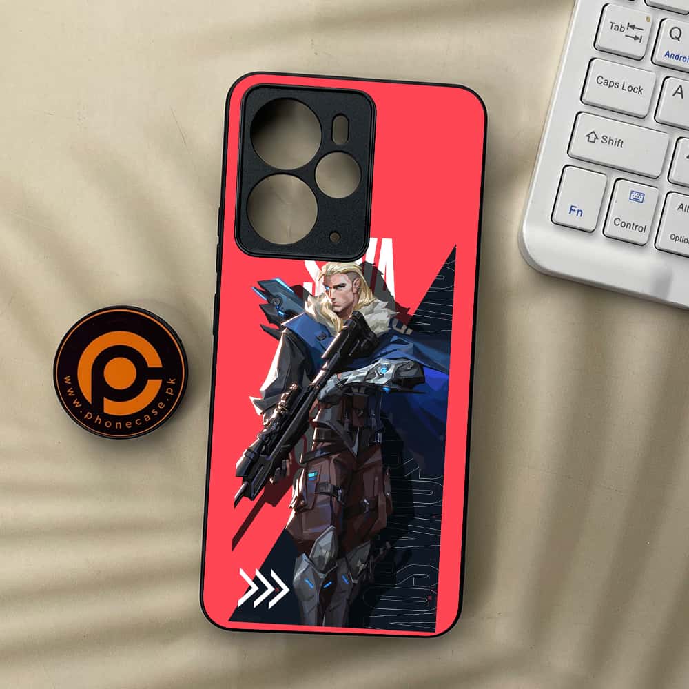 Realme 14 5G -  Battle-Ready Series - Premium Metal Printed soft Bumper Shock Proof Case