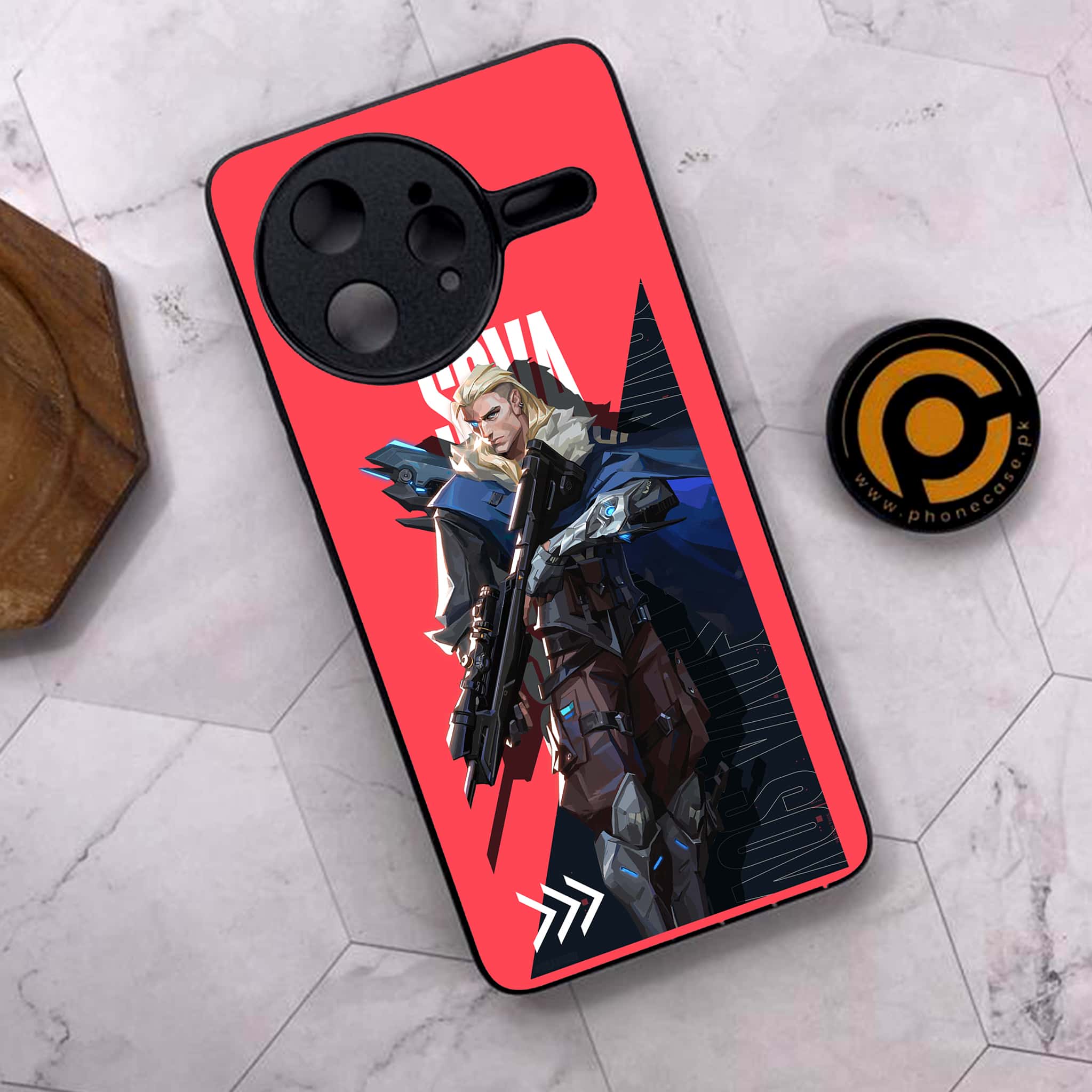Xiaomi Poco F7 Ultra 5G - Battle-Ready Series - Premium Metal Printed soft Bumper shock Proof Case