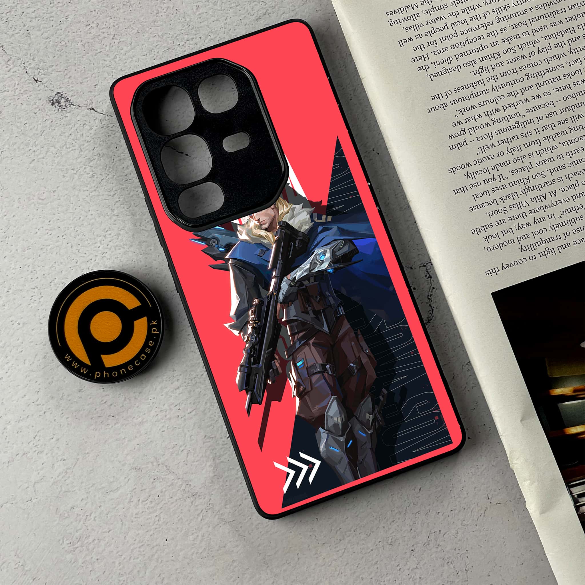 Infinix Note 50 Pro Plus - Battle-Ready Series - Premium Metal Printed Soft Bumper Shockproof Case