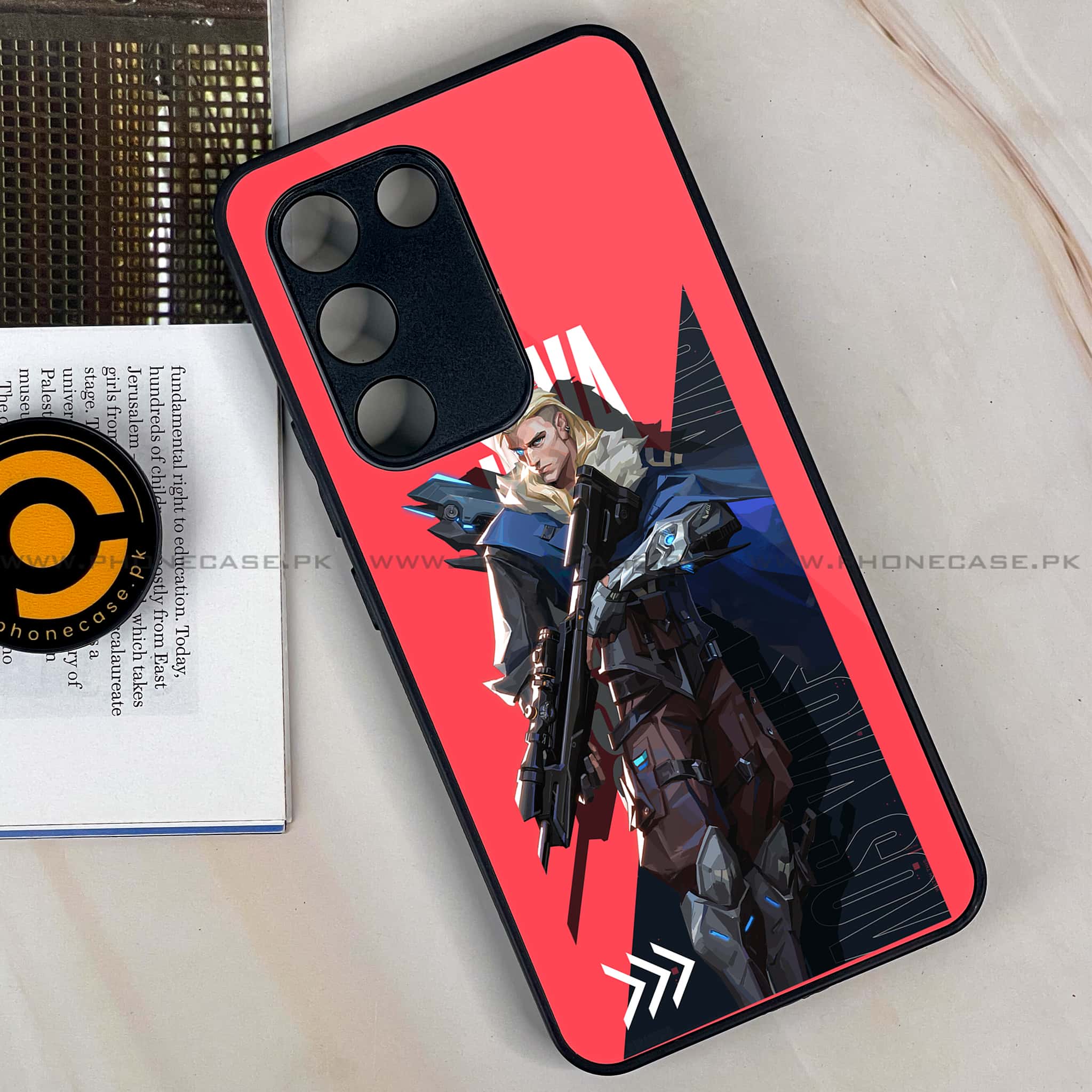 Vivo Y200e -  Battle-Ready - Premium Metal Printed soft Bumper shock Proof Case