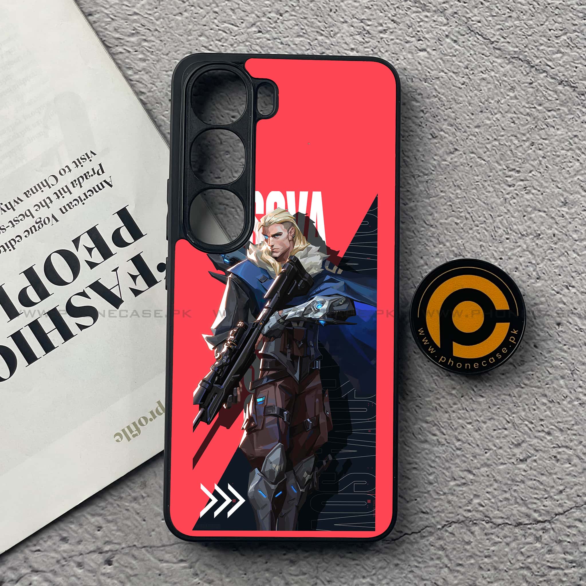 Vivo Y200 4G - Battle-Ready Series - Premium Metal Printed soft Bumper Shock Proof Case