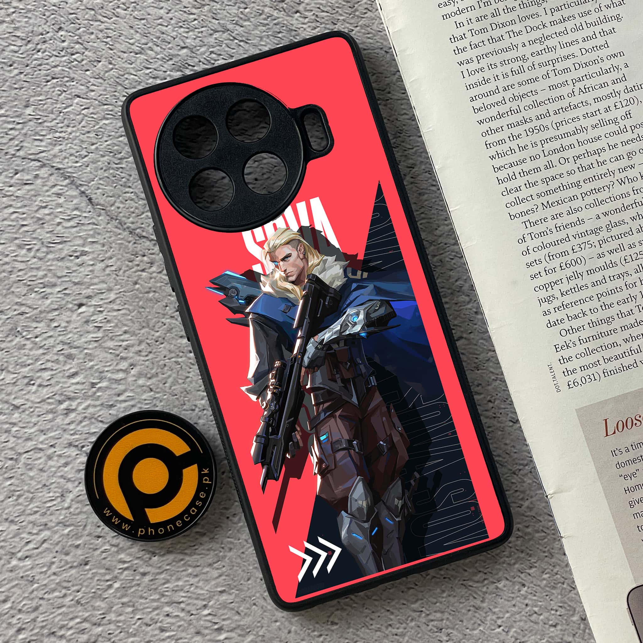 Tecno Spark 20 pro plus - Battle-Ready Series - Premium Metal Printed soft Bumper shock Proof Case