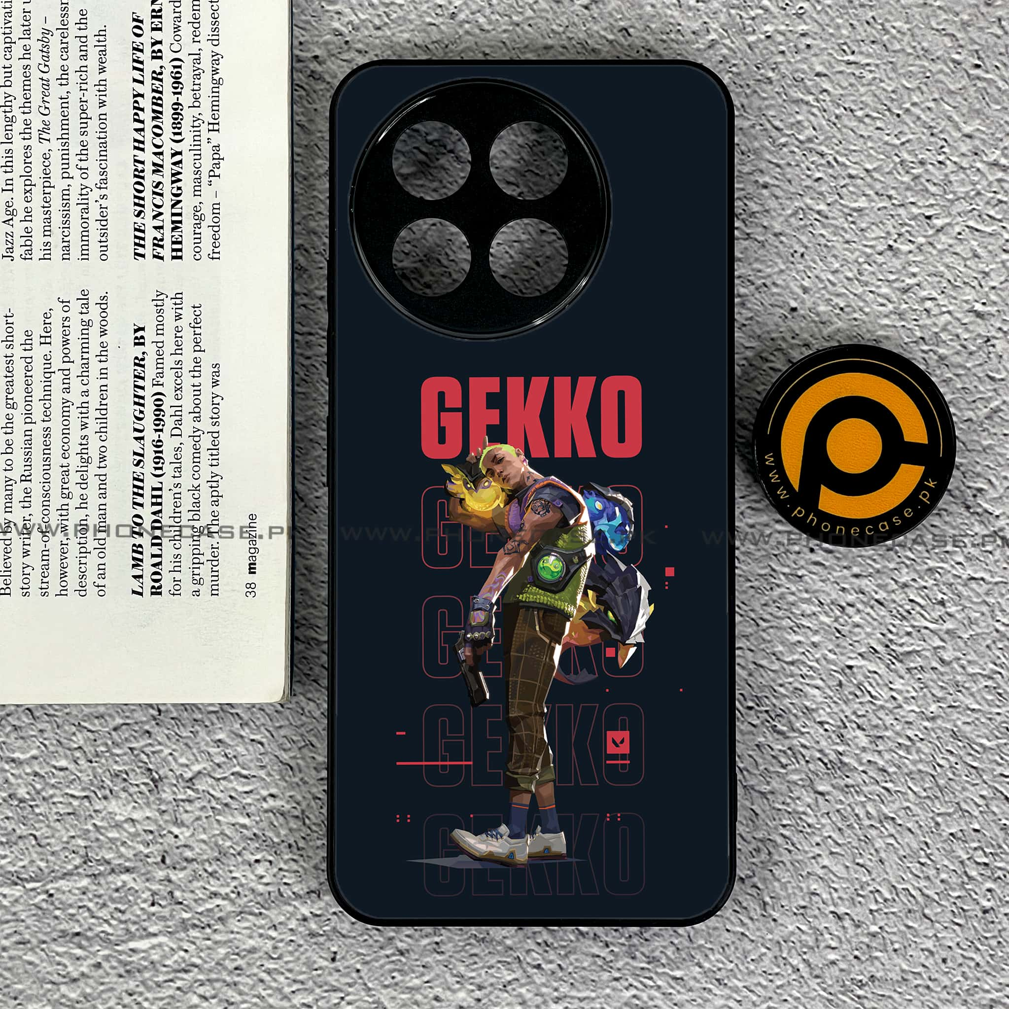 Tecno Spark 30 Pro - Battle-Ready Series - Premium Printed Glass soft Bumper shock Proof Case