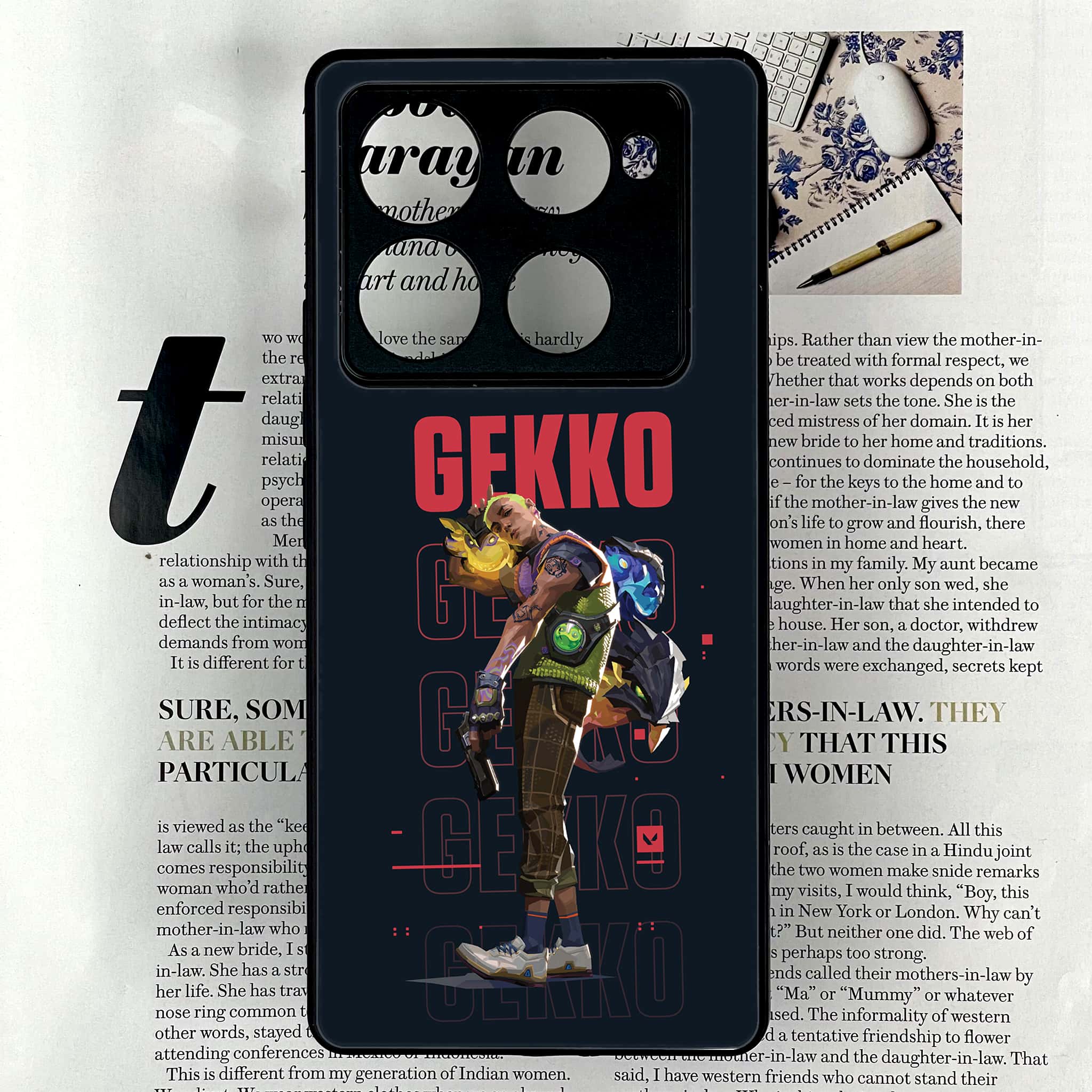 Infinix Note 40 Pro Plus - Battle Ready Series - Premium Metal Printed soft Bumper shock Proof Case
