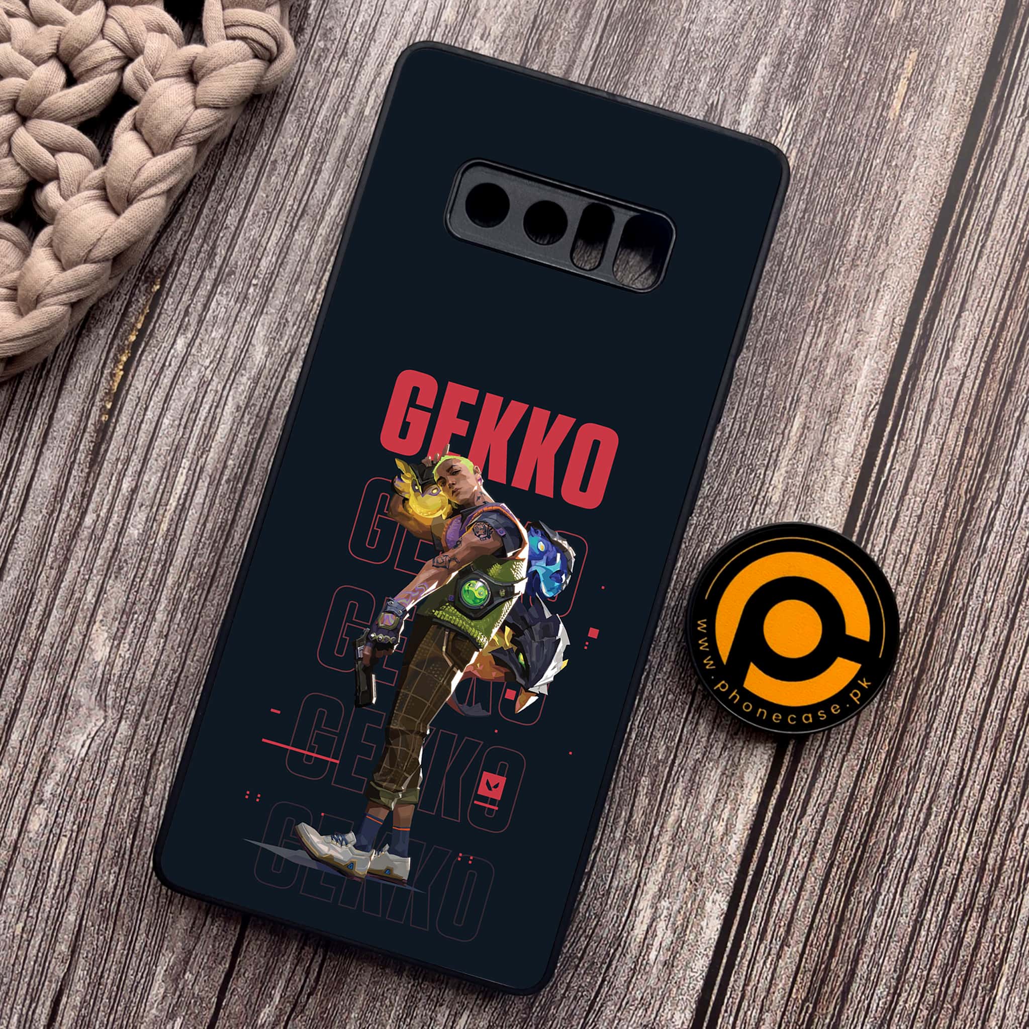 Samsung Galaxy Note 8 - Battle-Ready Series - Premium Metal Printed soft Bumper shock Proof Case